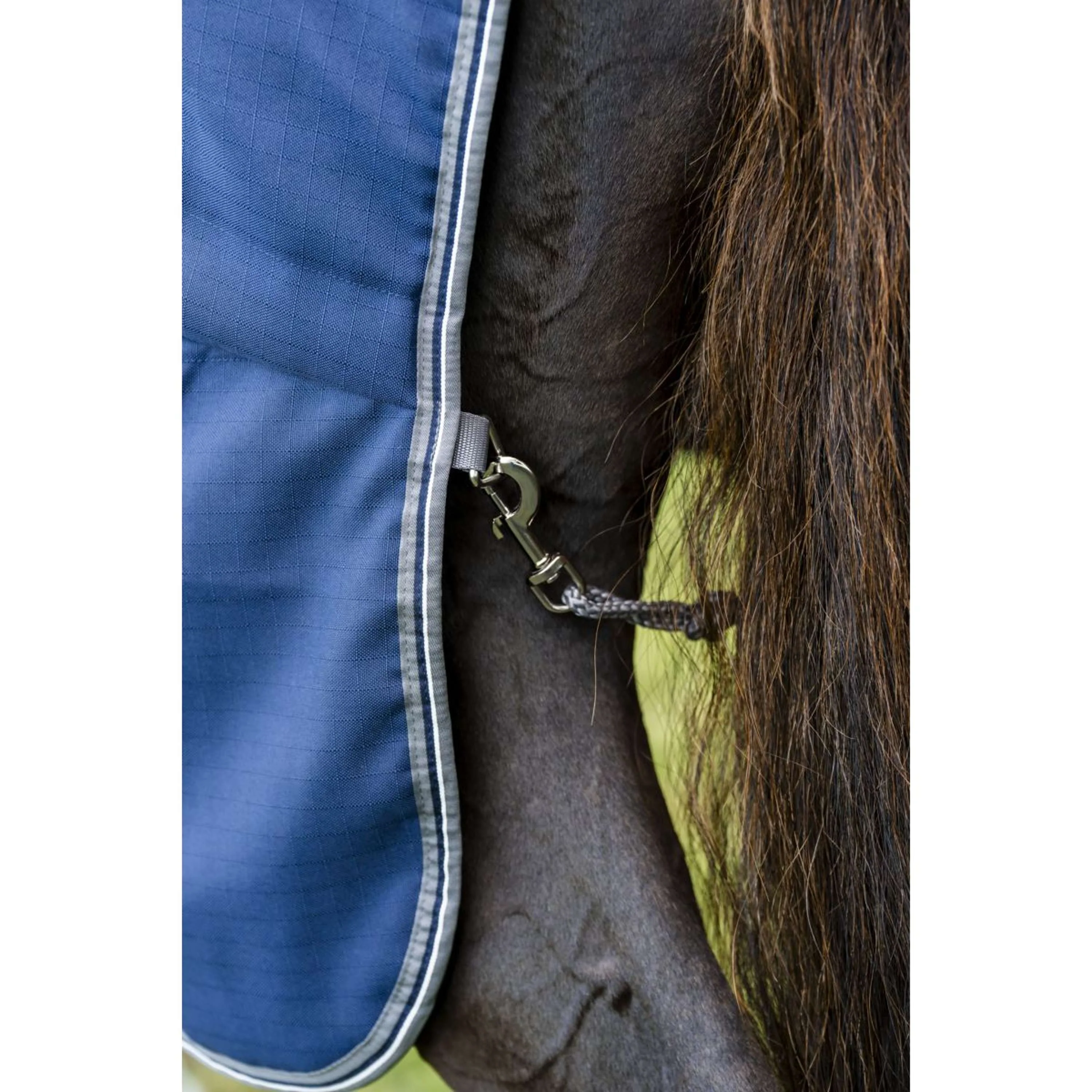 Rambo Couverture d'Écurie 100g Navy/Thunderstorm Grey/Silver - Image 6