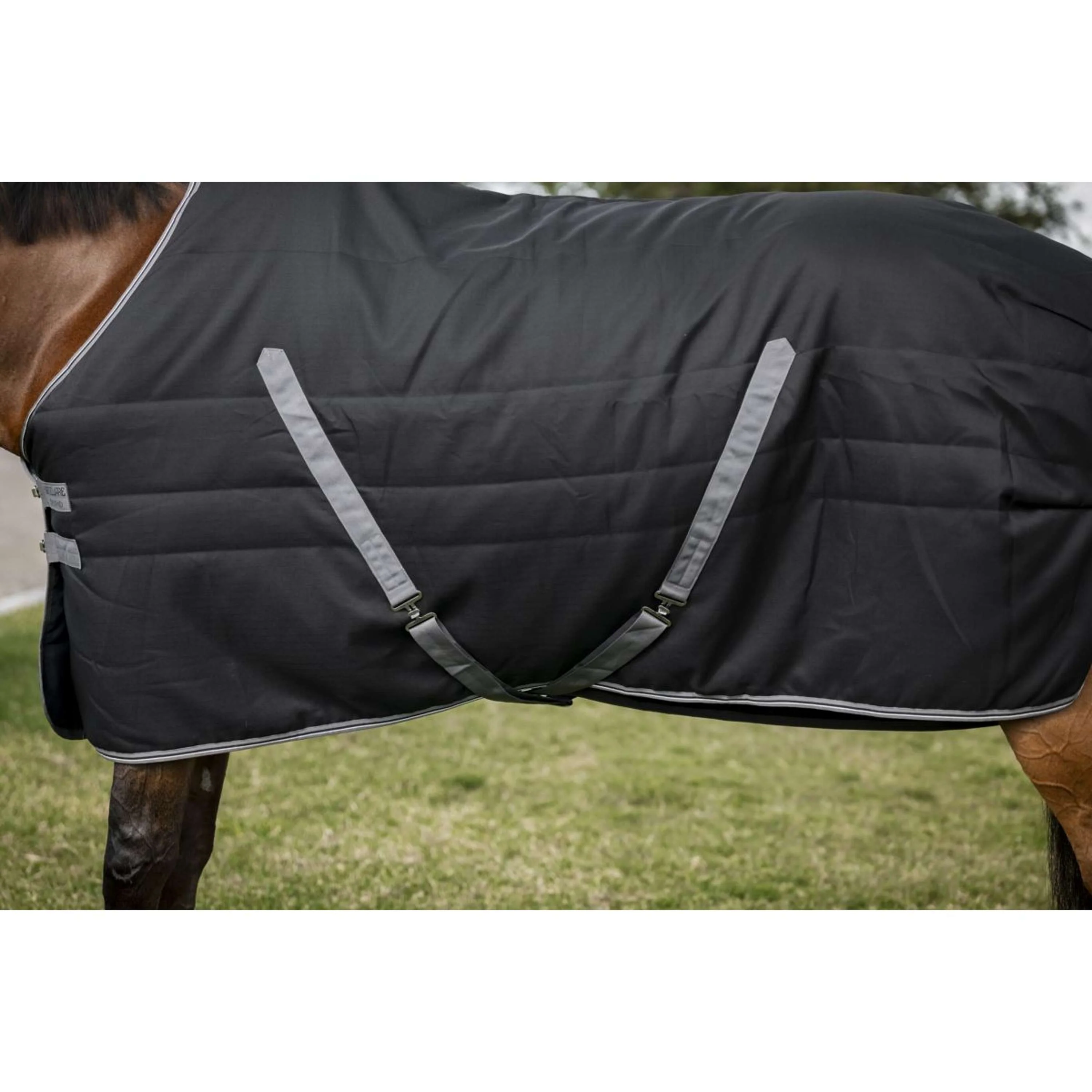 Rambo Couverture d'Écurie 100g Black/Thunderstorm Grey/Silver - Image 4