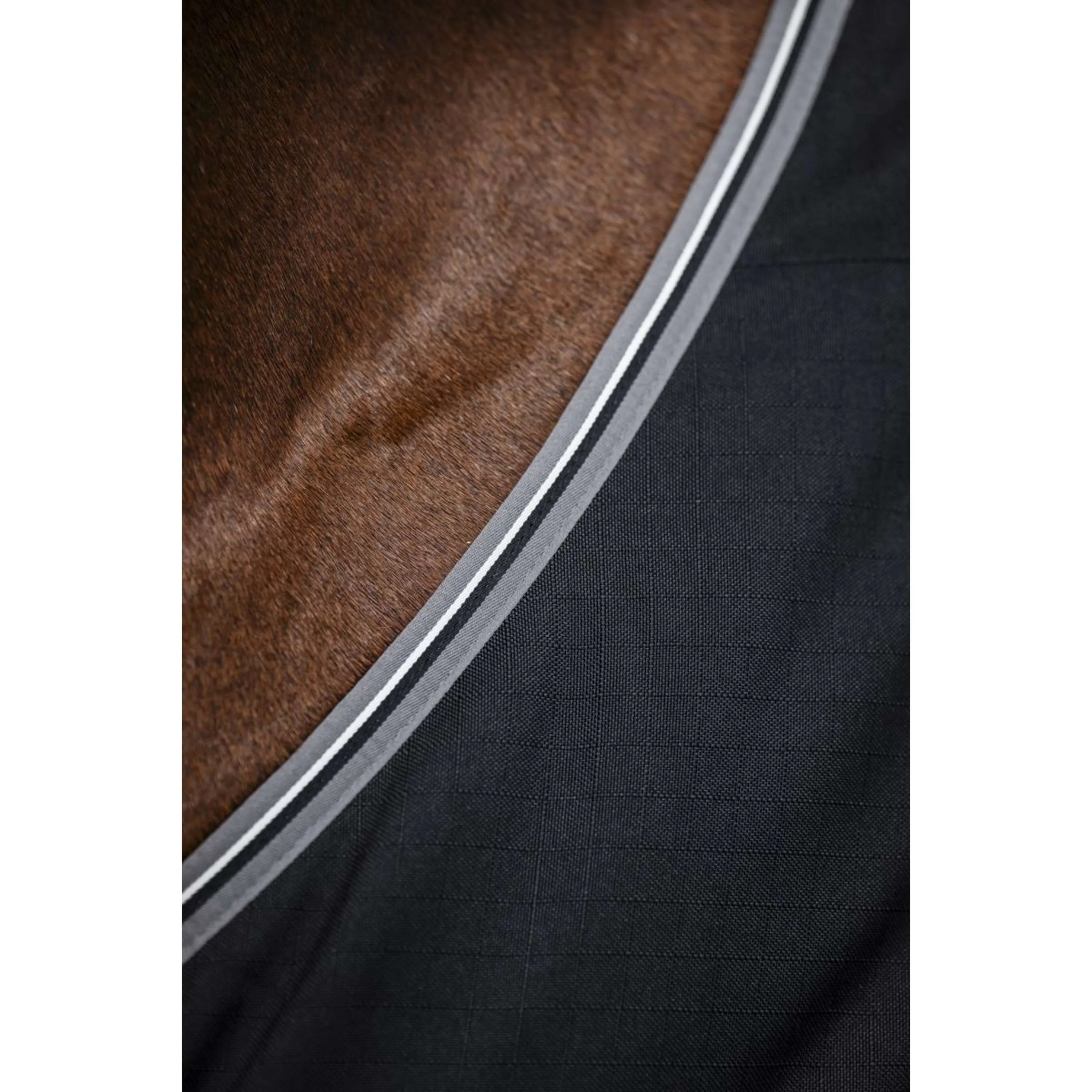Rambo Couverture d'Écurie 100g Black/Thunderstorm Grey/Silver - Image 6