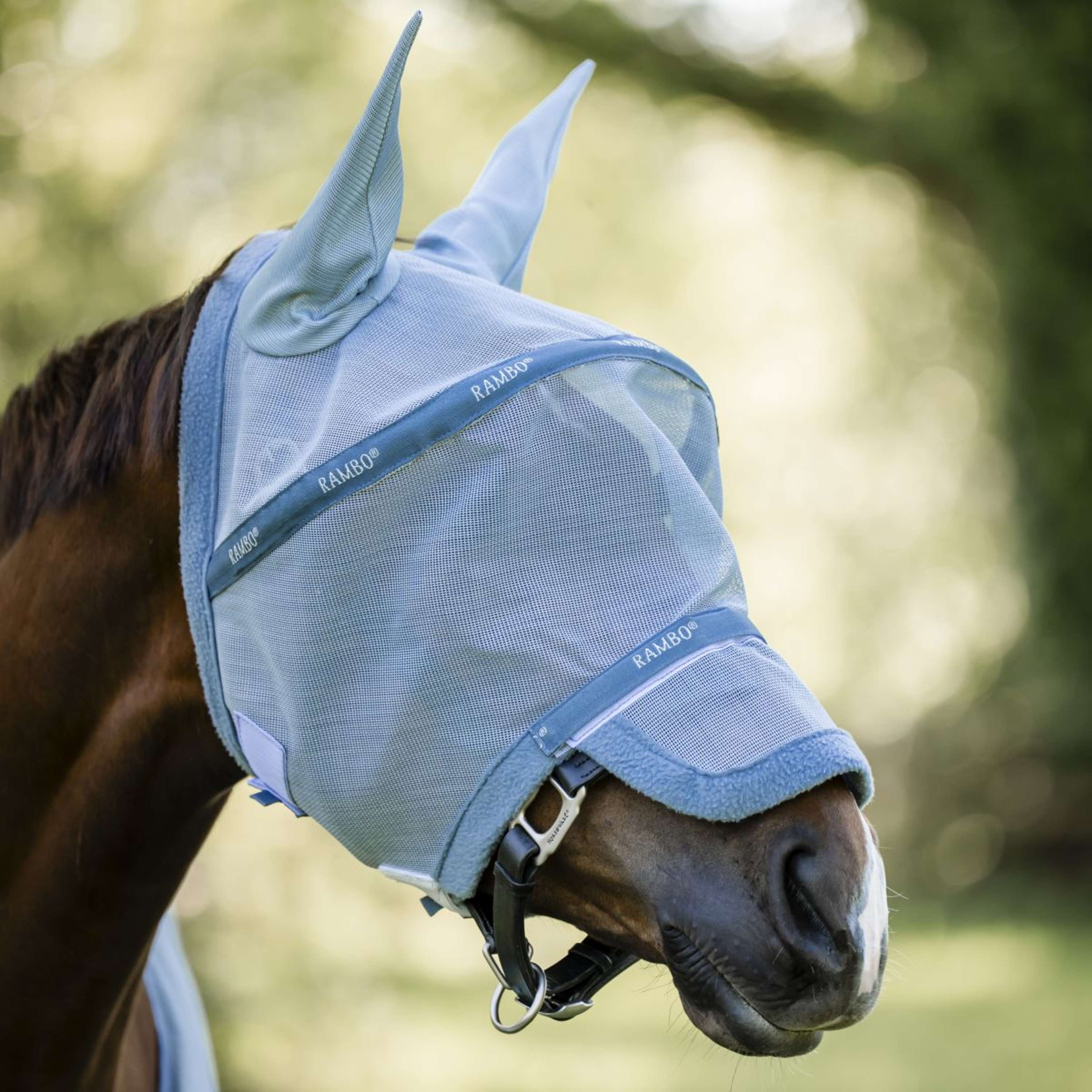 Rambo Masque Anti-Mouches Heather Blue/Blue/Silver - Image 2
