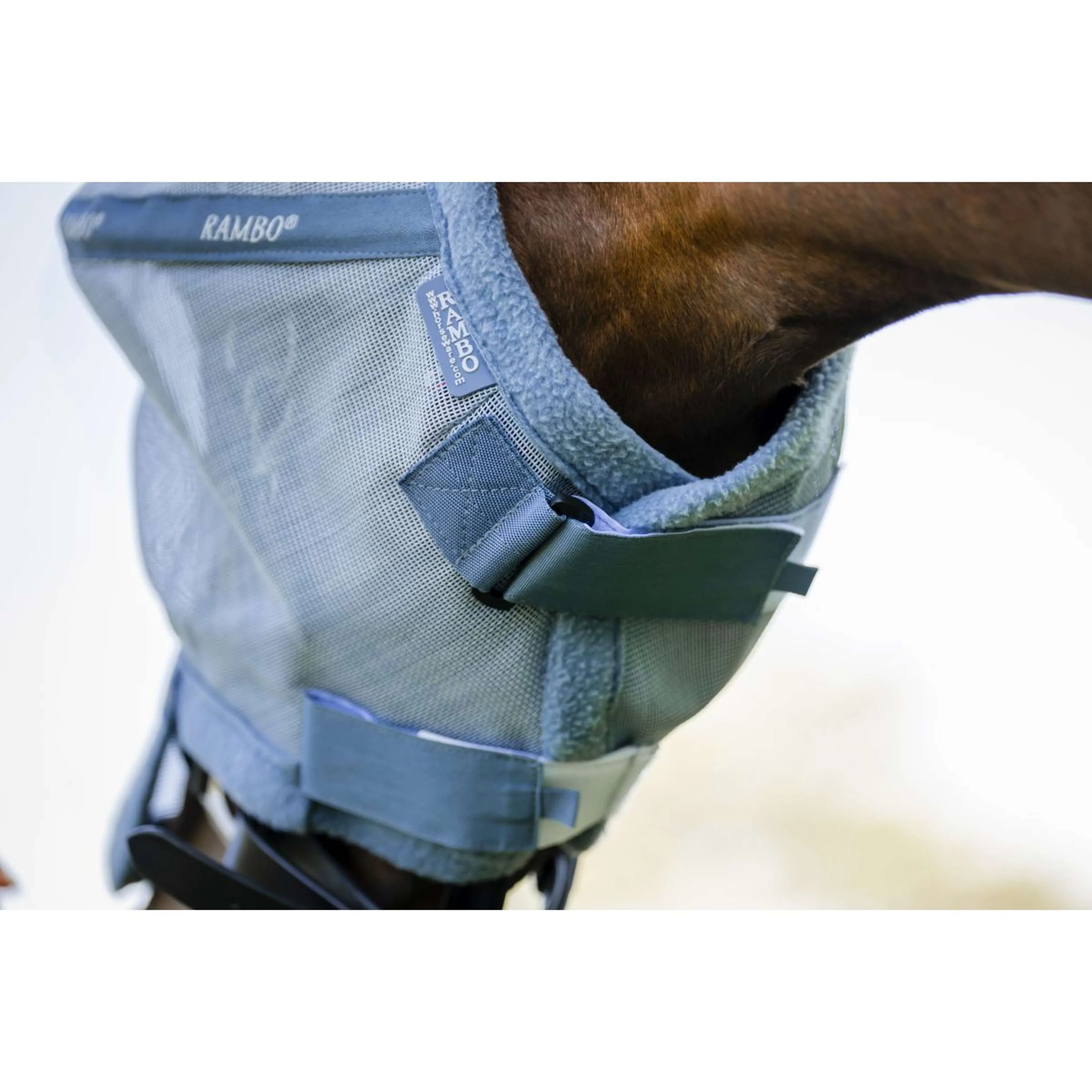 Rambo Masque Anti-Mouches Heather Blue/Blue/Silver - Image 5