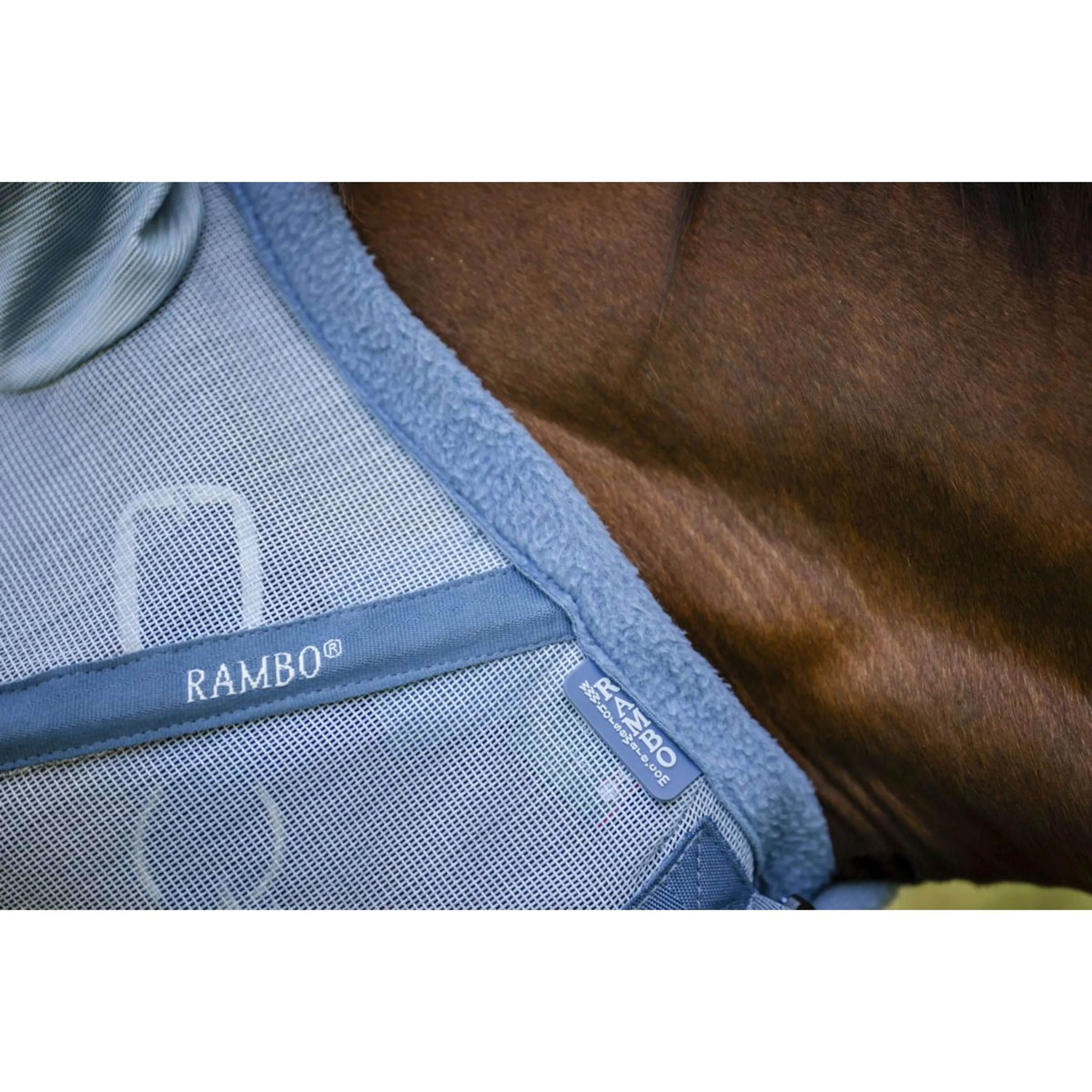 Rambo Masque Anti-Mouches Heather Blue/Blue/Silver - Image 7