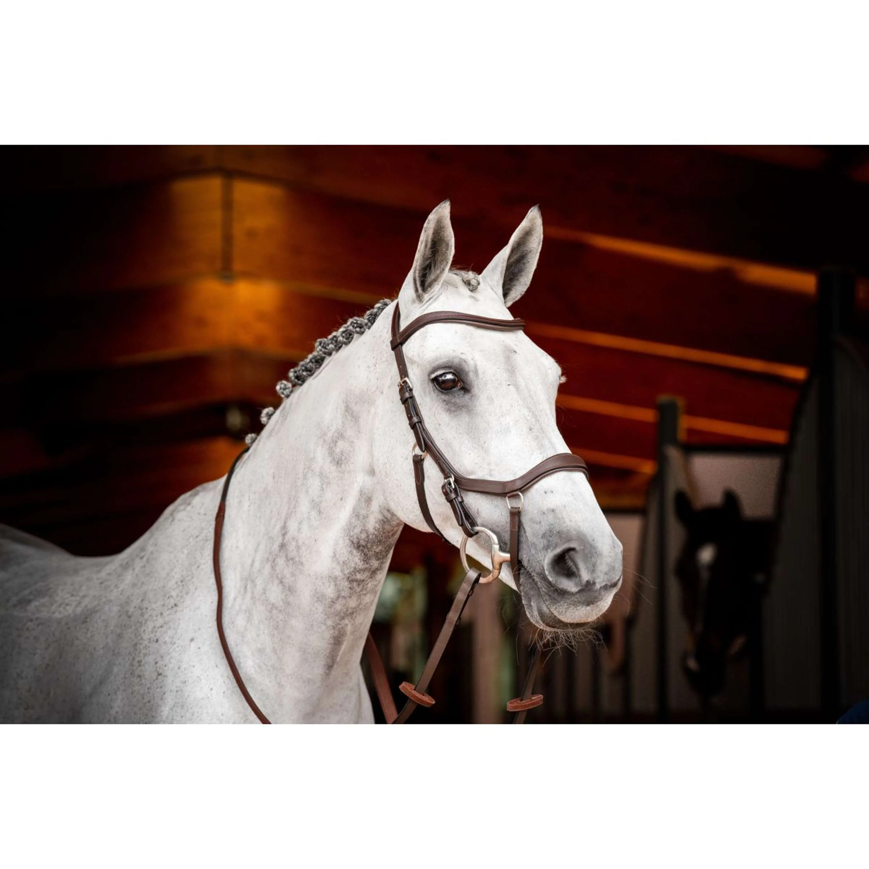 Horseware Micklem Competition Bridle Nouveau Dark Havana - Image 3