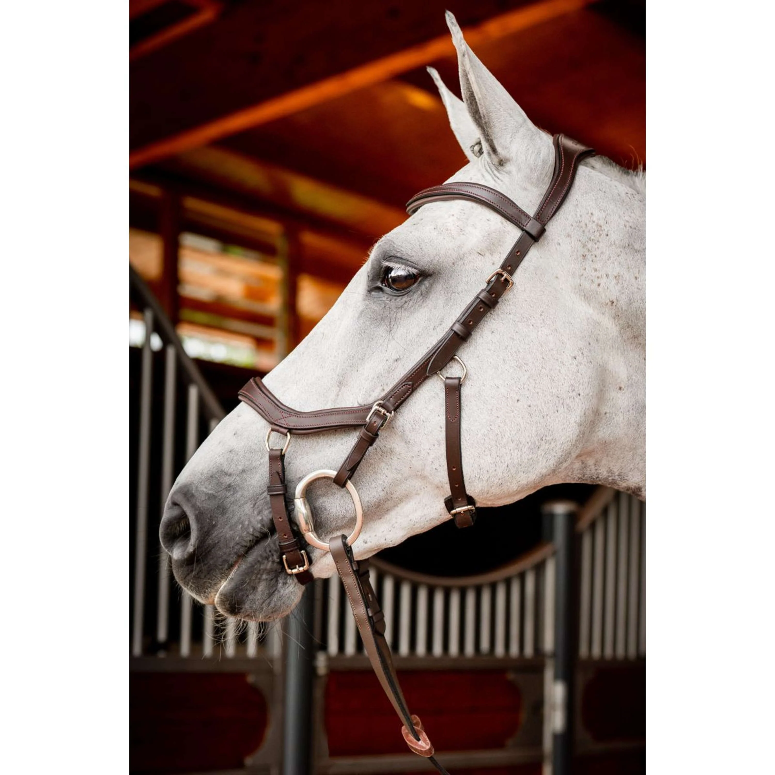 Horseware Micklem Competition Bridle Nouveau Dark Havana - Image 4