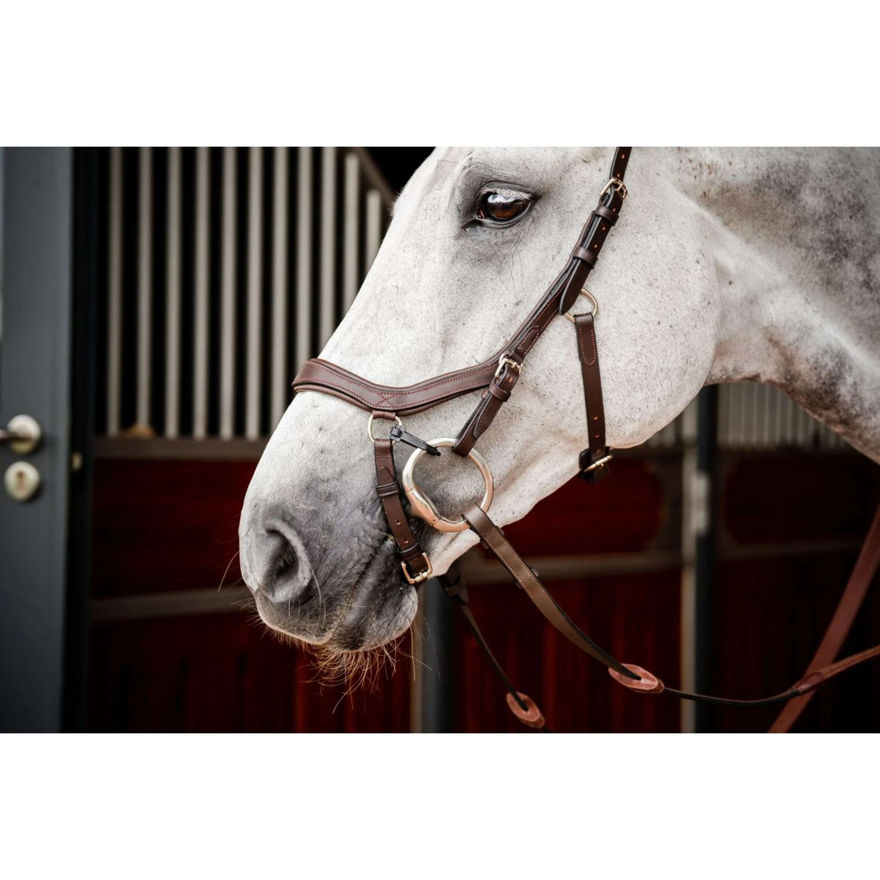 Horseware Micklem Competition Bridle Nouveau Dark Havana - Image 7