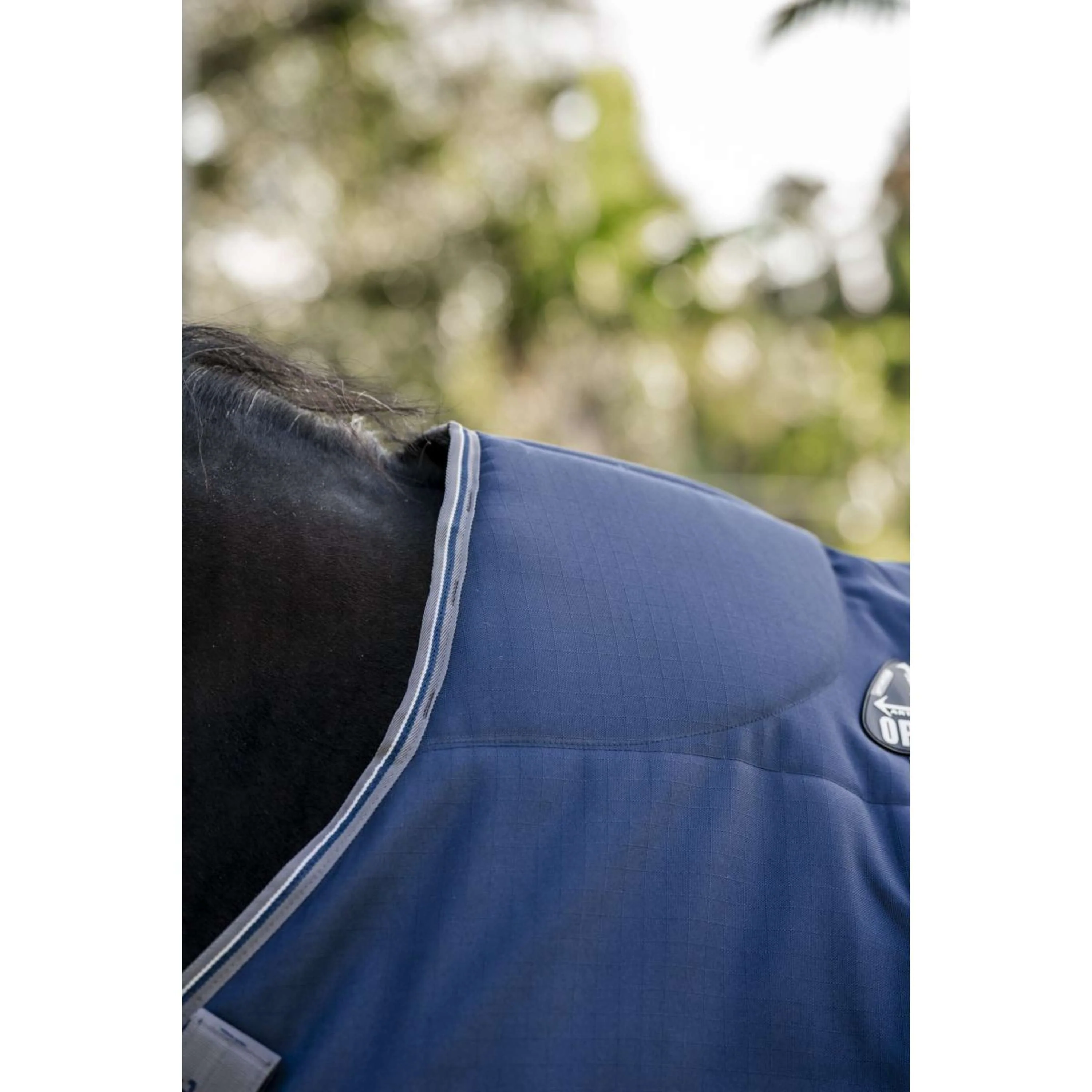 Rambo Optimo Couverture d'Écurie 200g Navy/Thunderstorm Grey/Silver - Image 7
