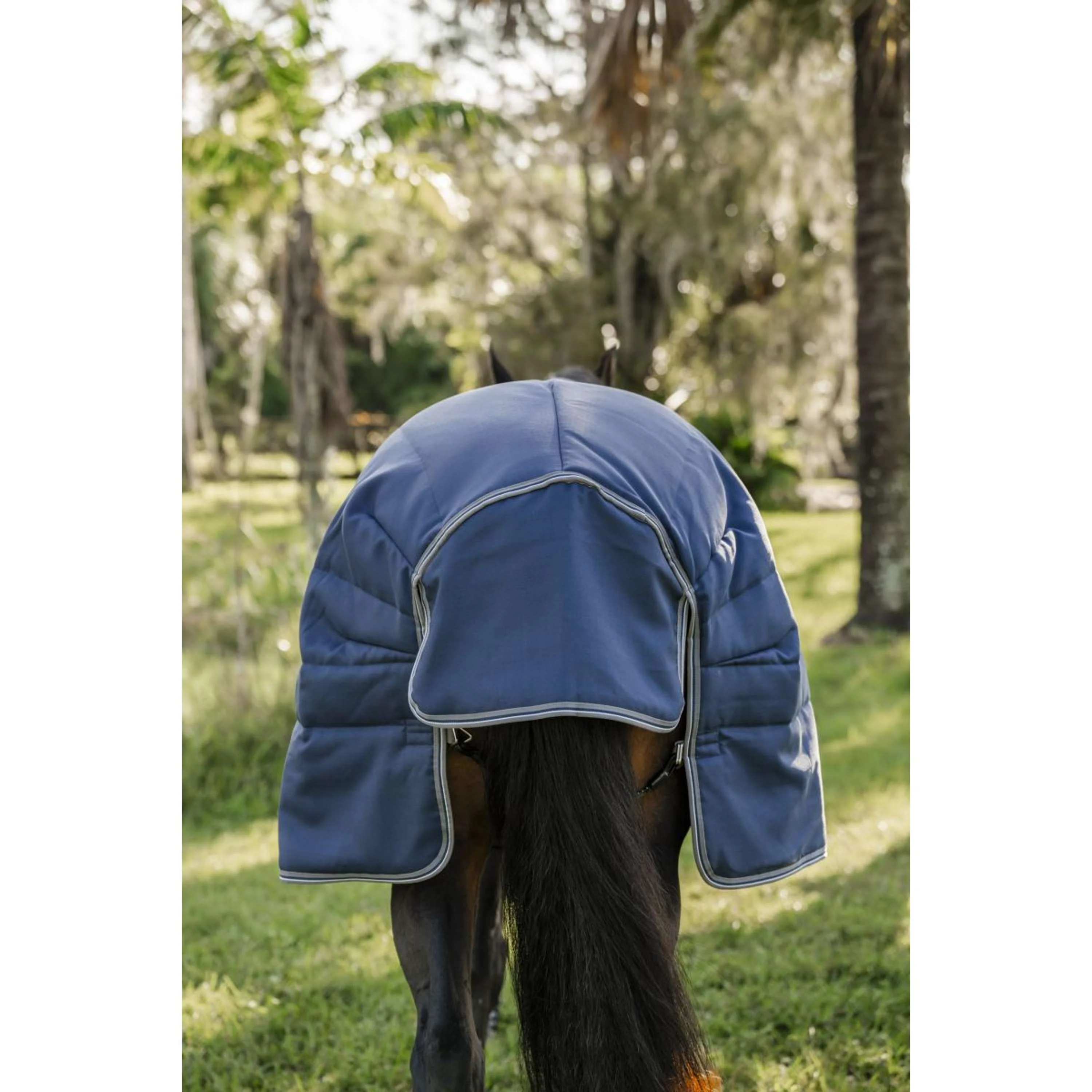 Rambo Optimo Couverture d'Écurie 200g Navy/Thunderstorm Grey/Silver - Image 9