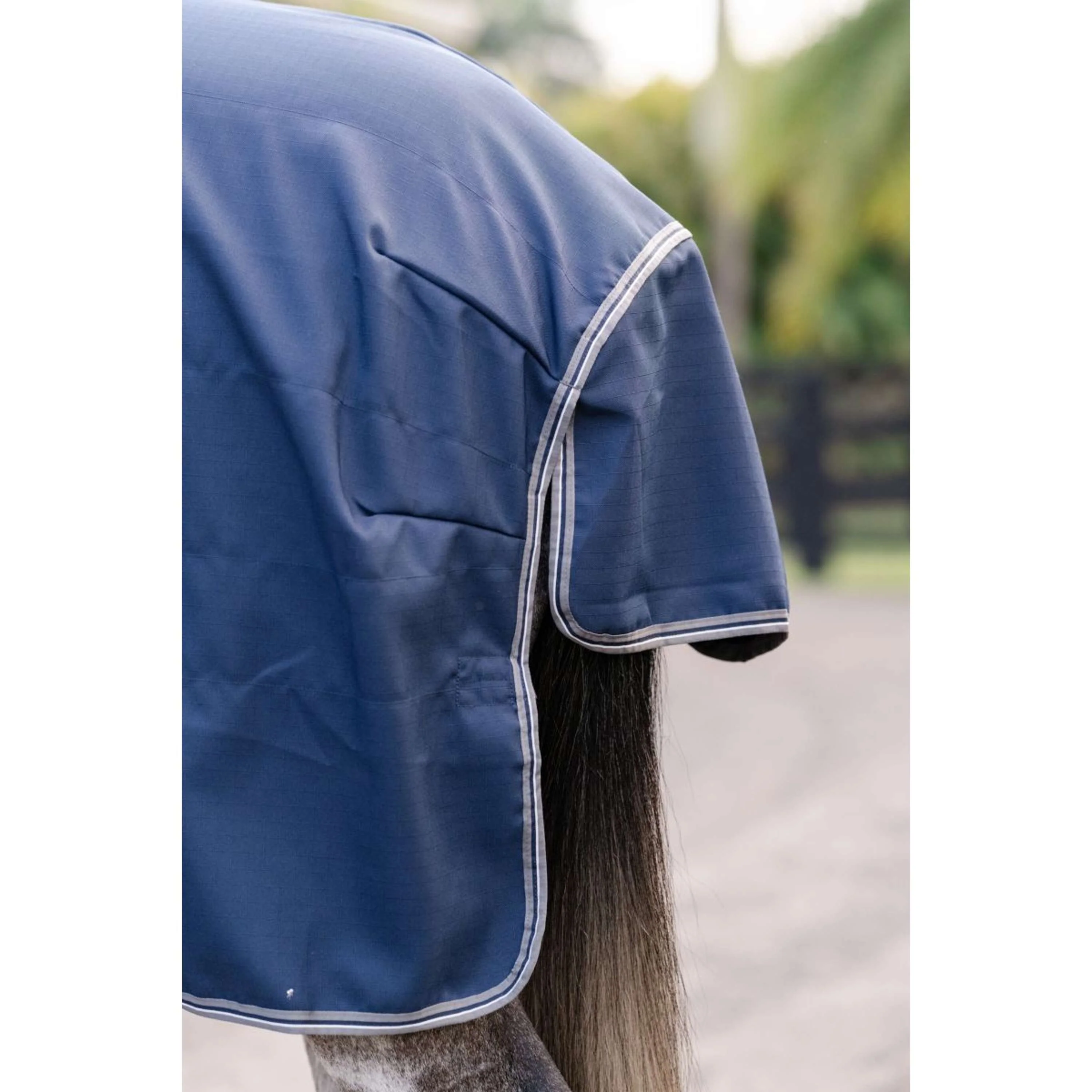 Rambo Optimo Couverture d'Écurie New Navy/Thunderstorm Grey/Silver - Image 10