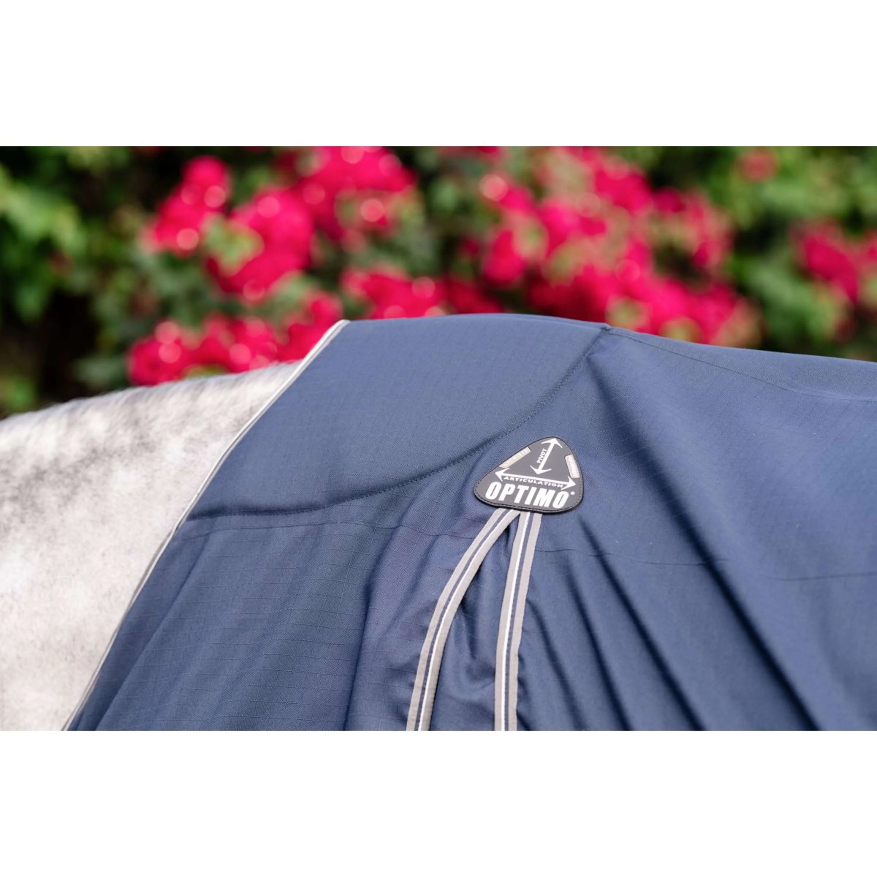 Rambo Optimo Couverture d'Écurie New Navy/Thunderstorm Grey/Silver - Image 5