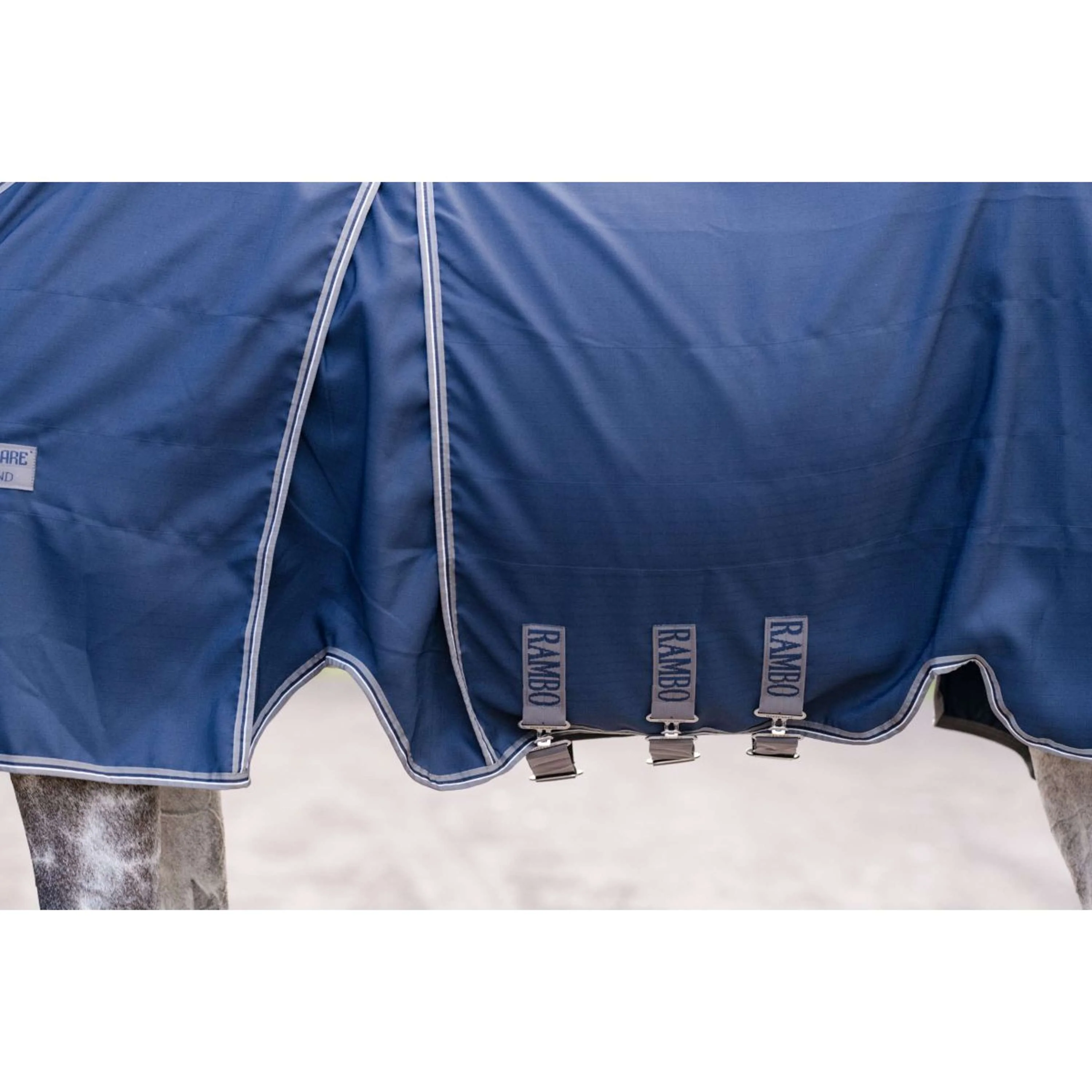 Rambo Optimo Couverture d'Écurie New Navy/Thunderstorm Grey/Silver - Image 7