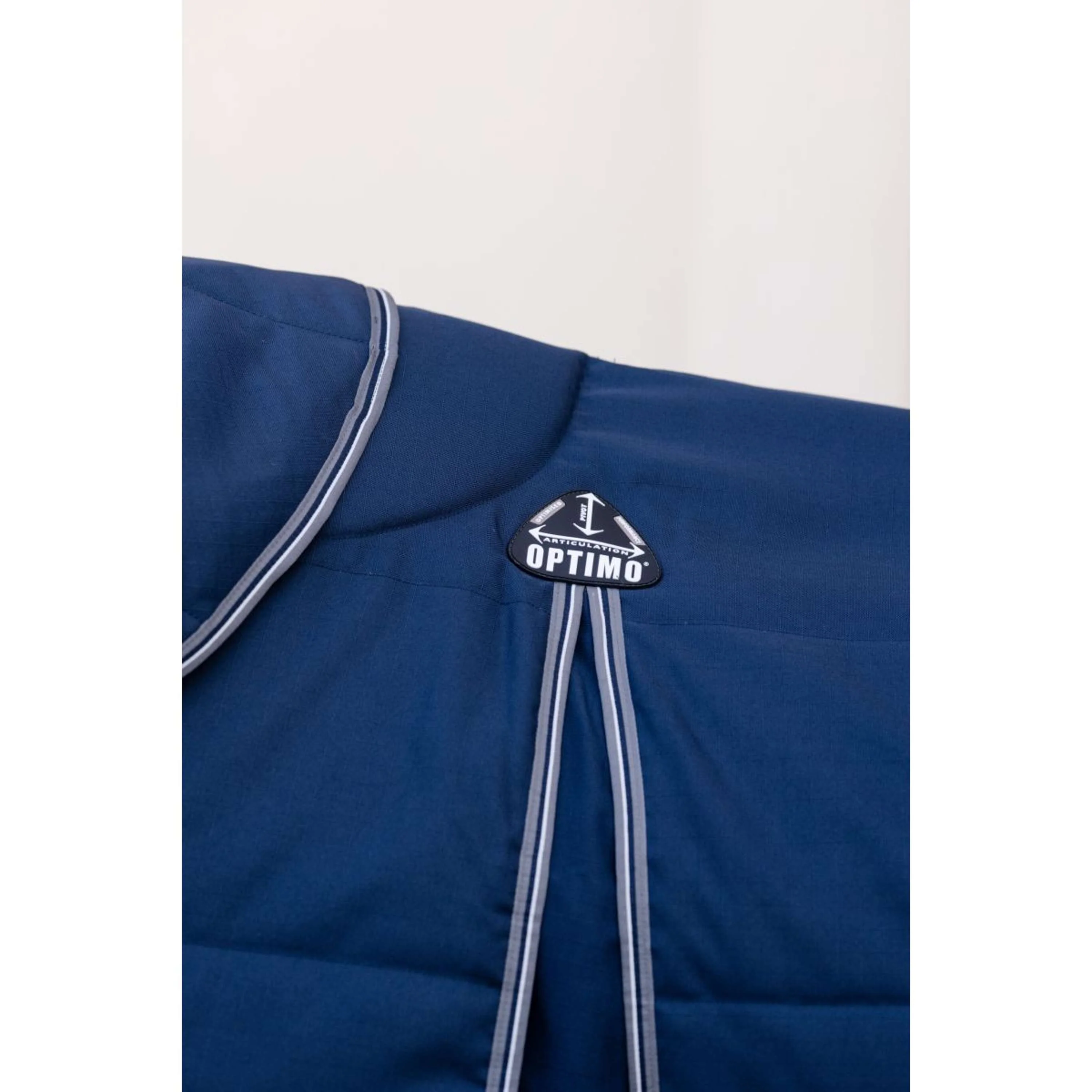 Rambo Optimo Couverture d'Écurie Plus 200g Navy/Thunderstorm Grey/Silver - Image 13
