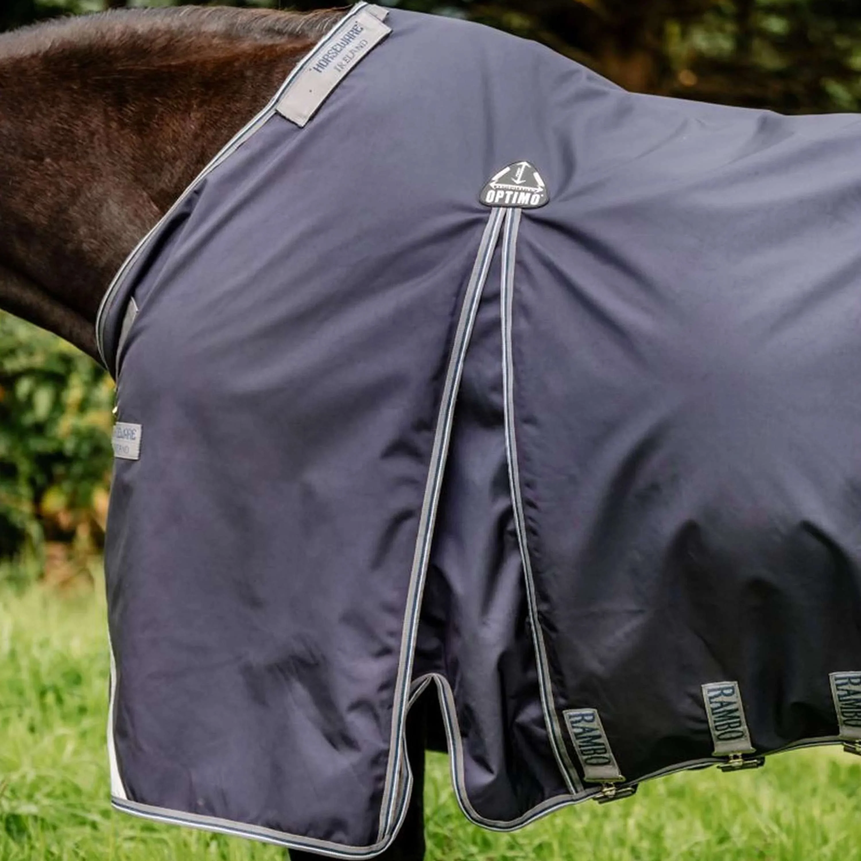 Rambo Optimo Original Turnout 0g Navy/Thunderstorm Grey - Image 5