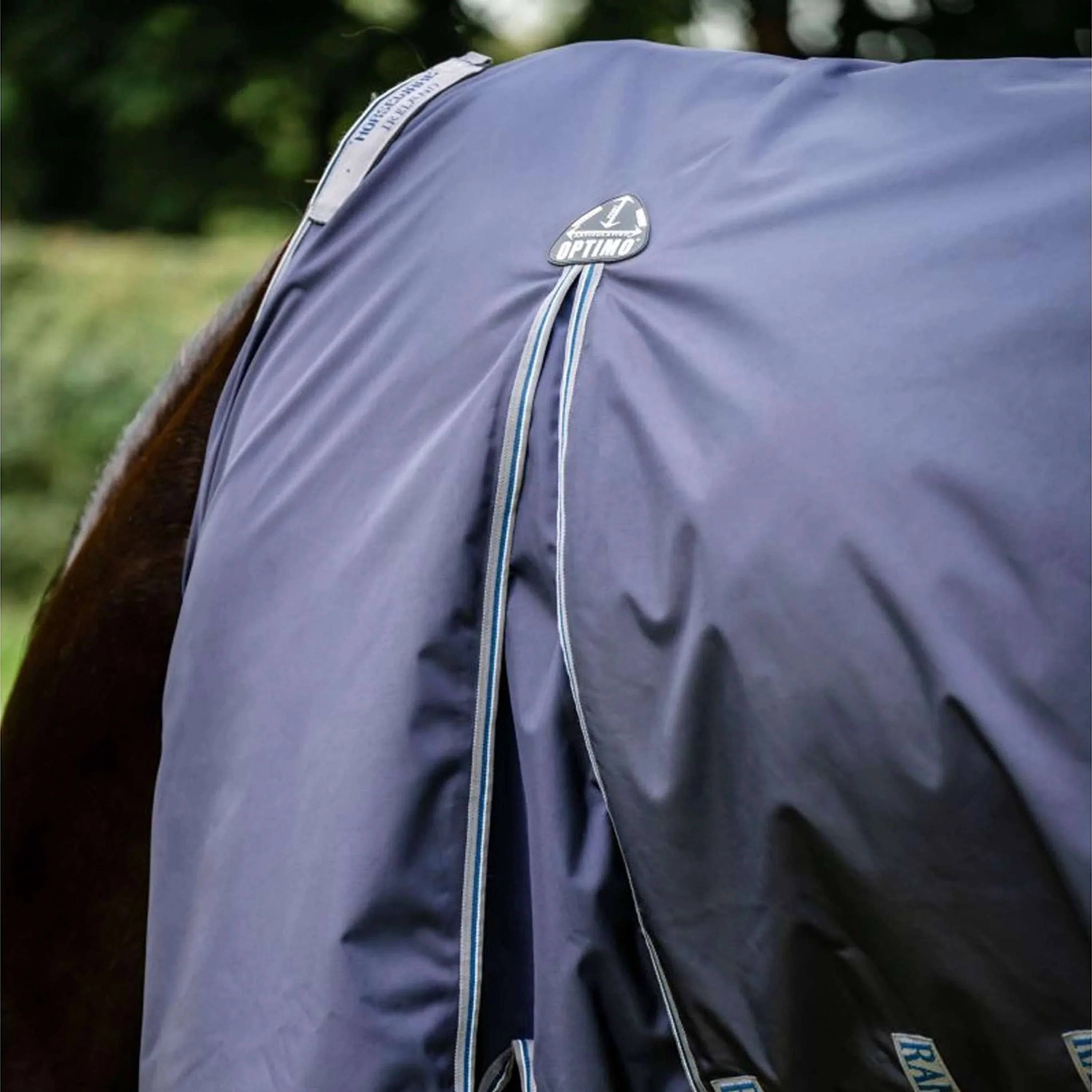 Rambo Optimo Turnout Plus 0g Navy/Thunderstorm Grey - Image 7