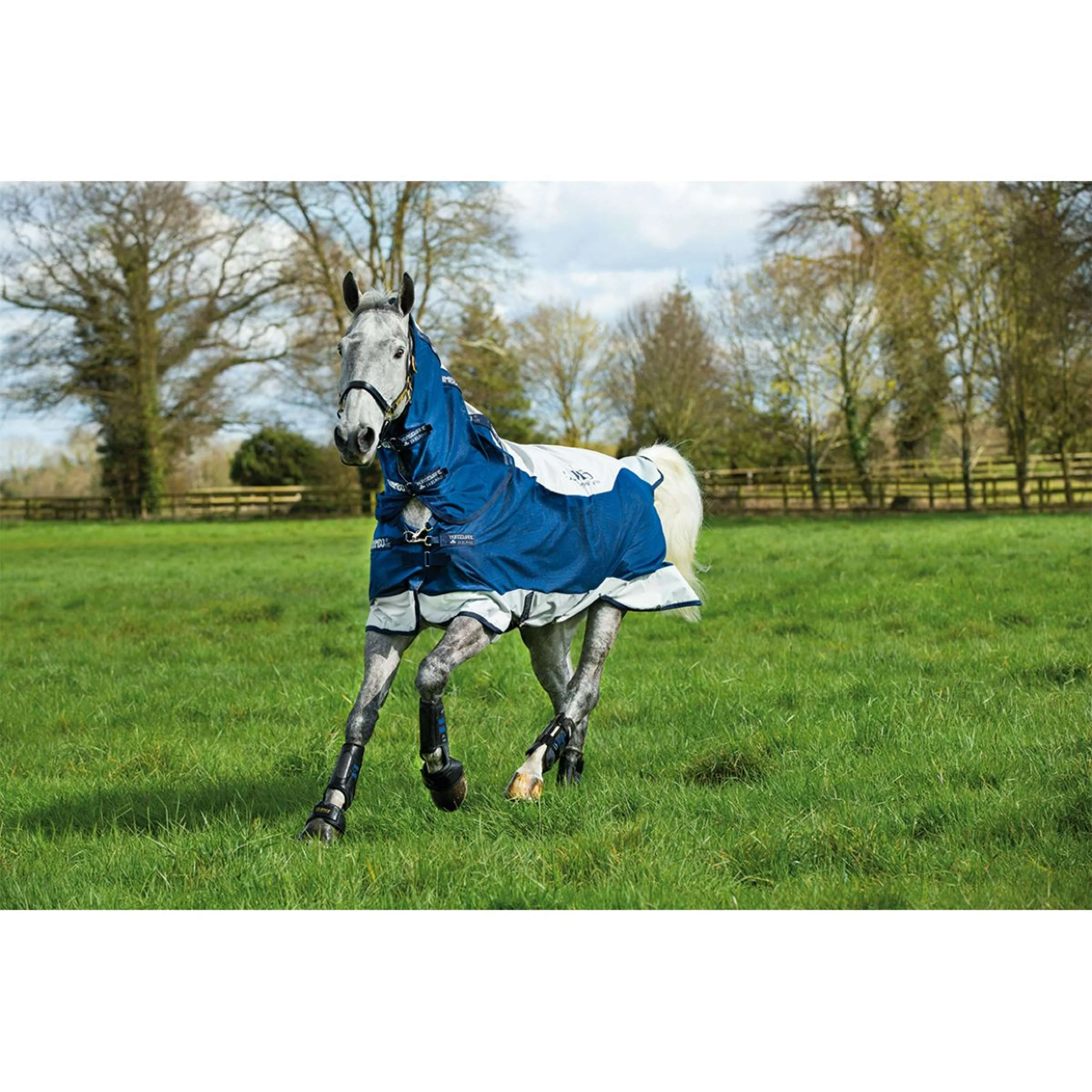 Rambo Summer Series Turnout V-front Marine/Gris - Image 3