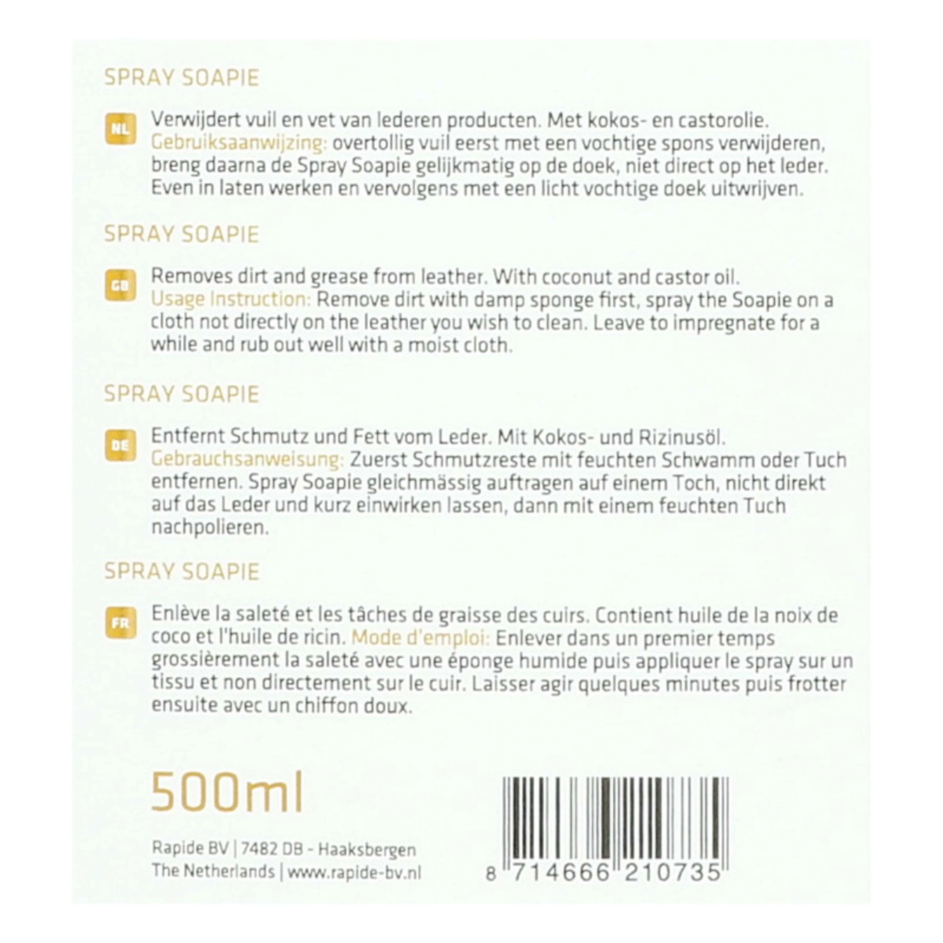 Rapide Leather Spray Soapie - Image 4