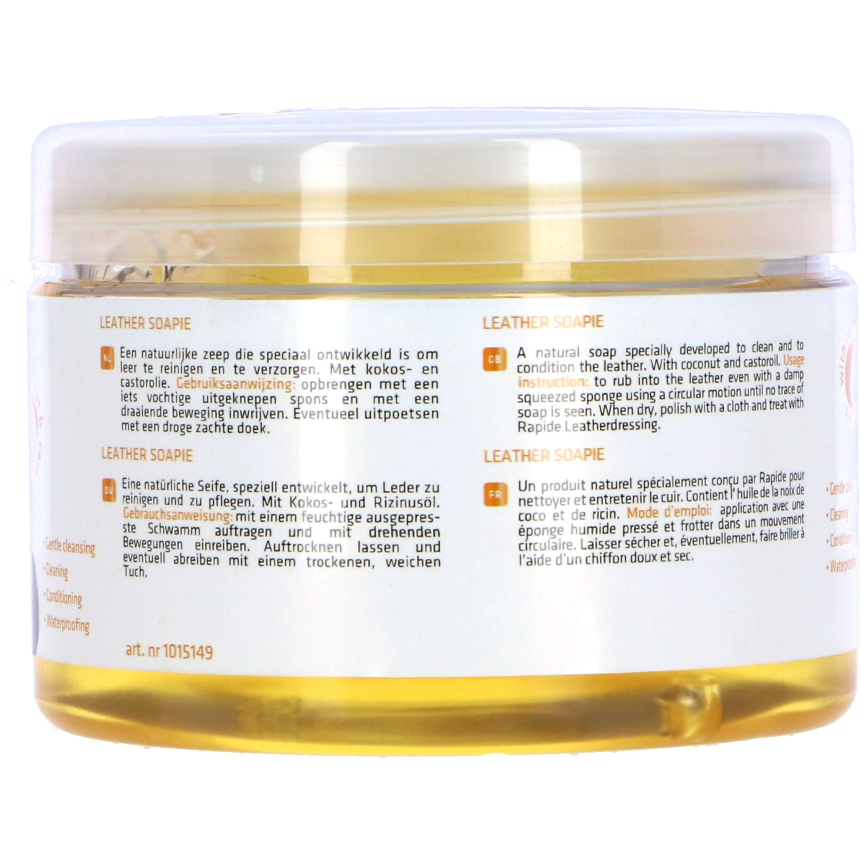 Rapide Savon pour Selle Leather Soapie avec Éponge Blanc - Image 2