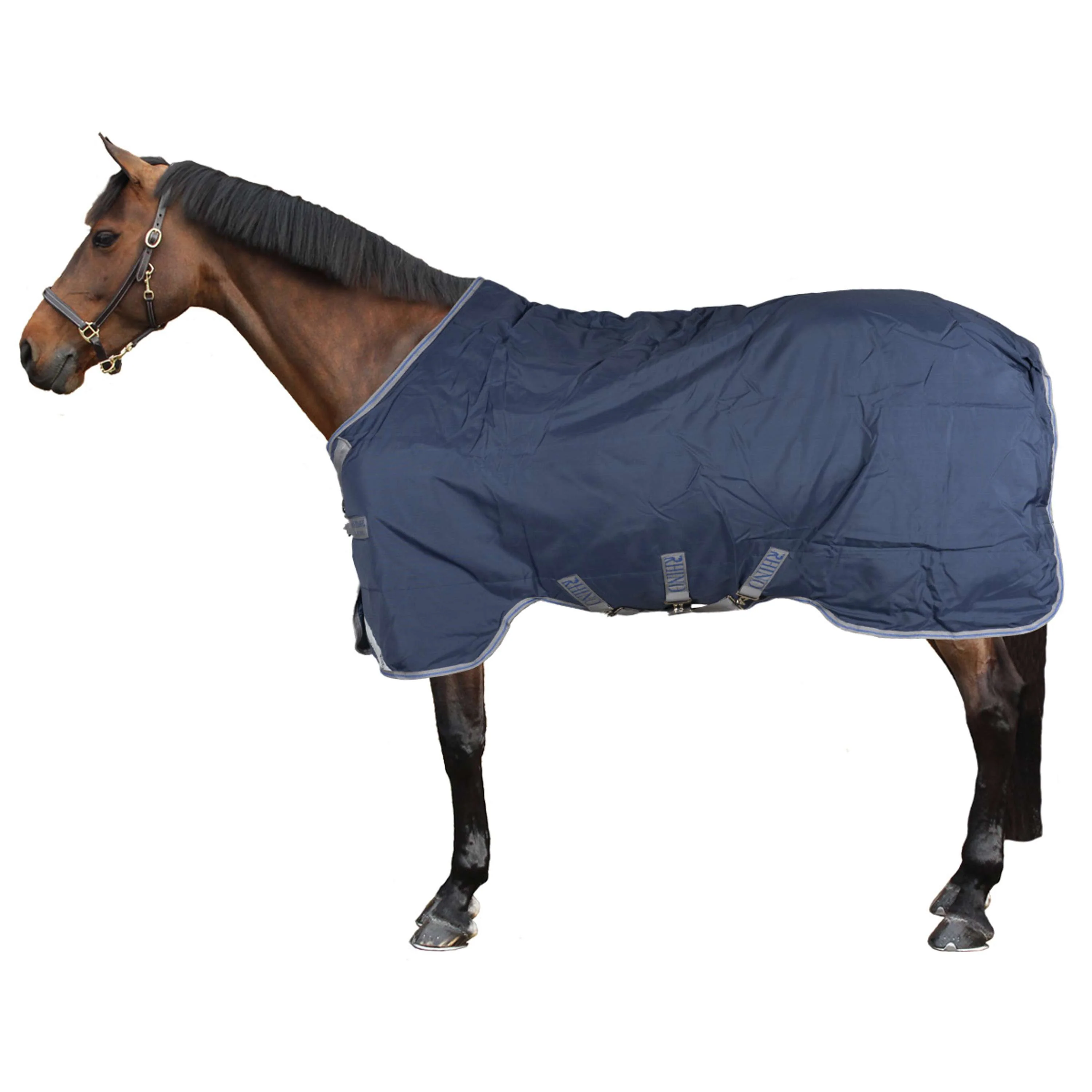 Rhino Chemise Turnout 100g Bleu marine/Gris titane/Bleu classique - Image 2