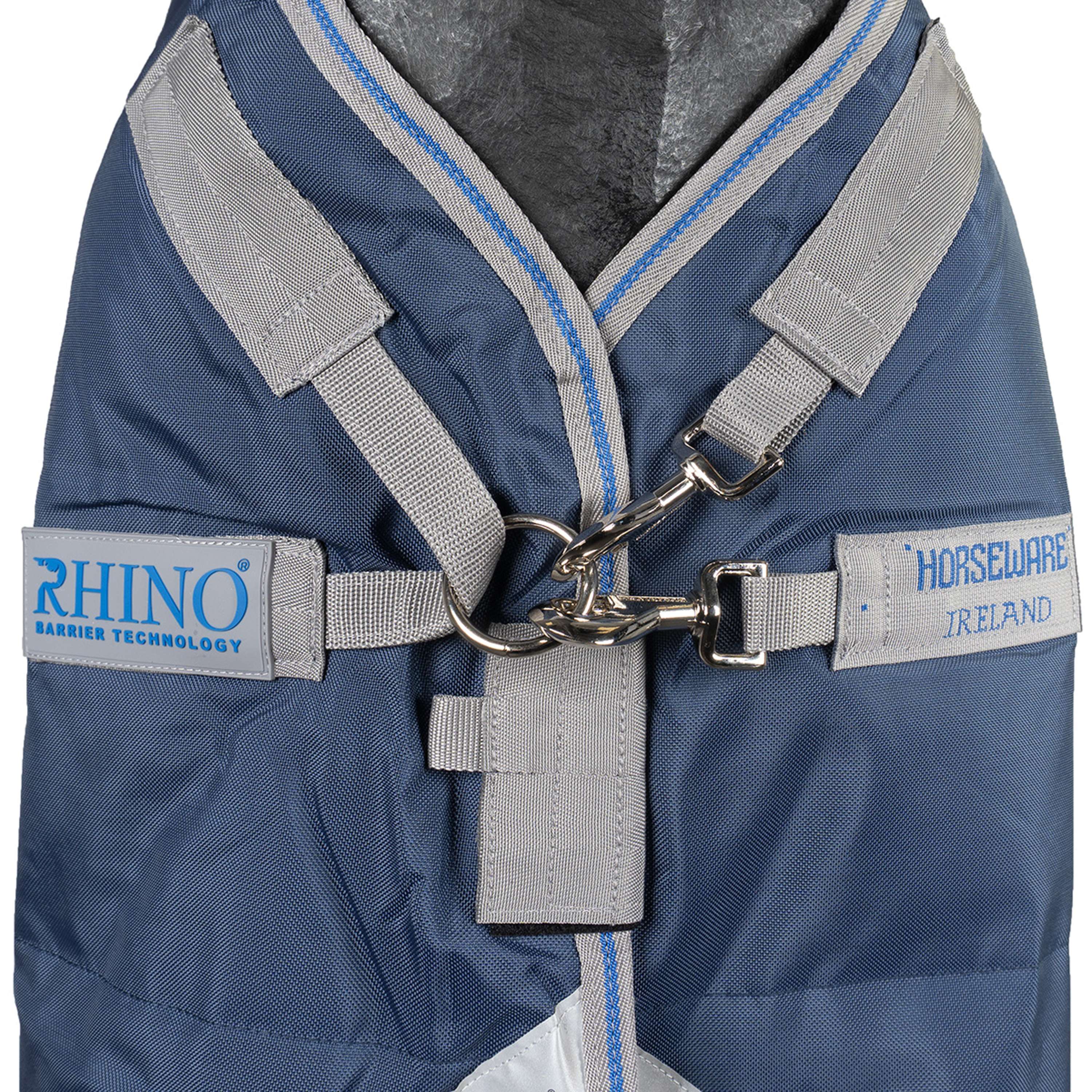 Rhino Chemise Turnout 100g Bleu marine/Gris titane/Bleu classique - Image 7
