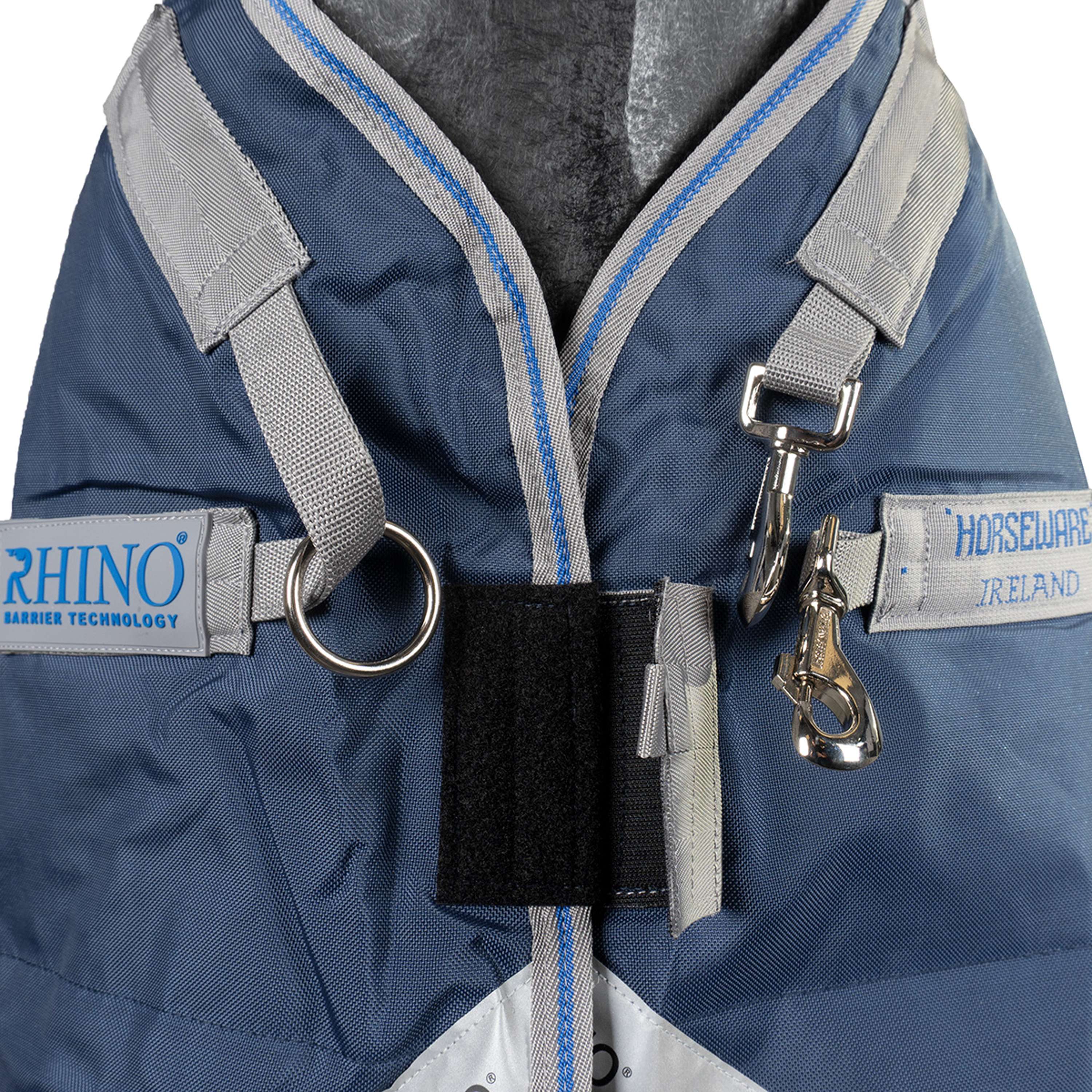 Rhino Chemise Turnout 100g Bleu marine/Gris titane/Bleu classique - Image 8