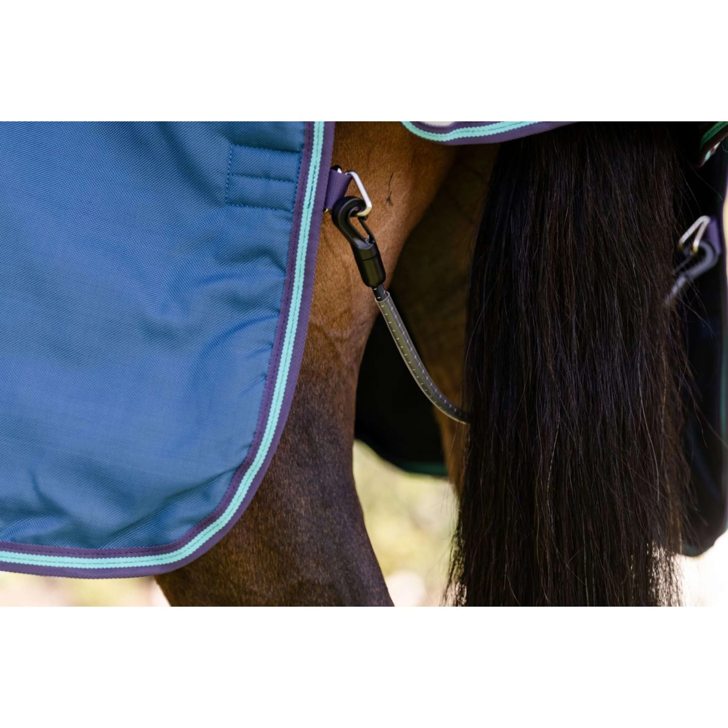 Rhino Chemise Turnout 100g Marine/Gris/Aqua/Gris - Image 5