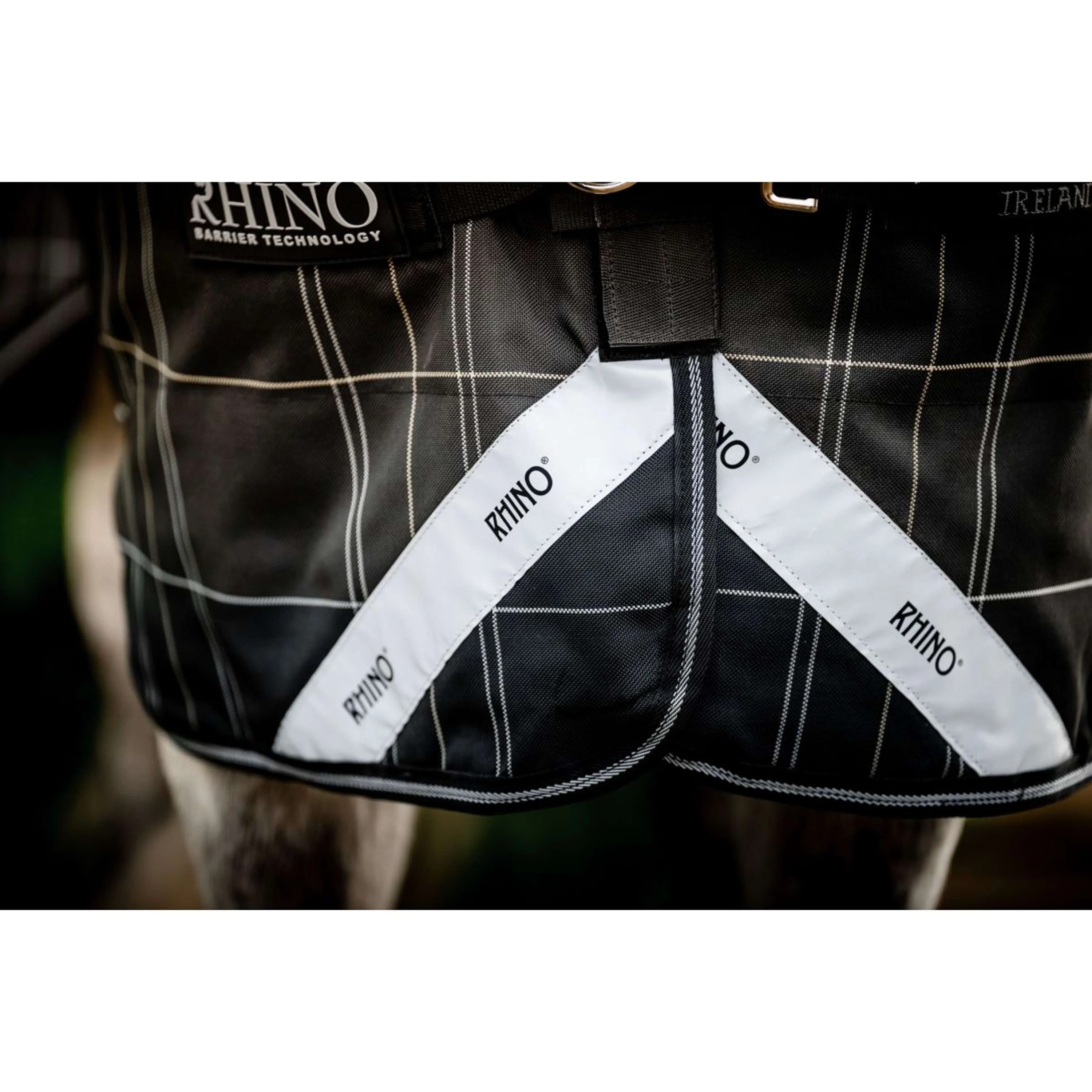 Rhino Chemise Turnout Plus Pony Bundle 0g + 200g Black Check/Noir/Blanc - Image 10