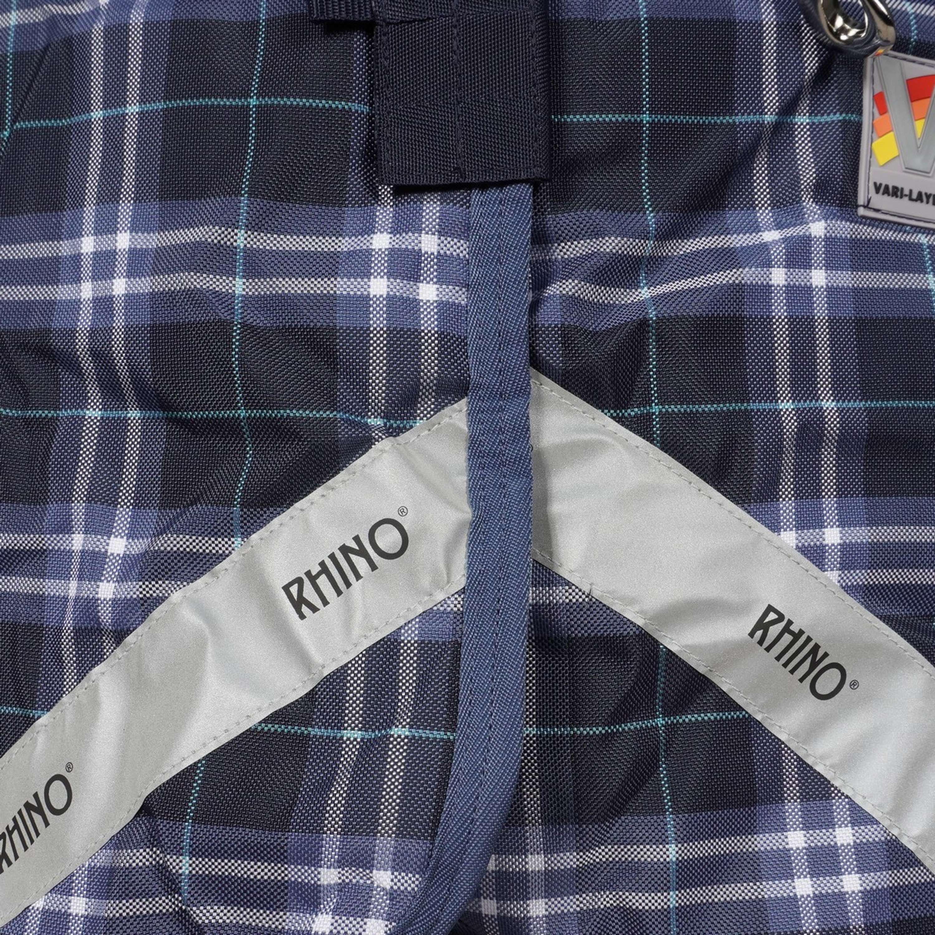 Rhino Plus Turnout Heavy Varilayer 450g Navy Check/Indigo - Image 4