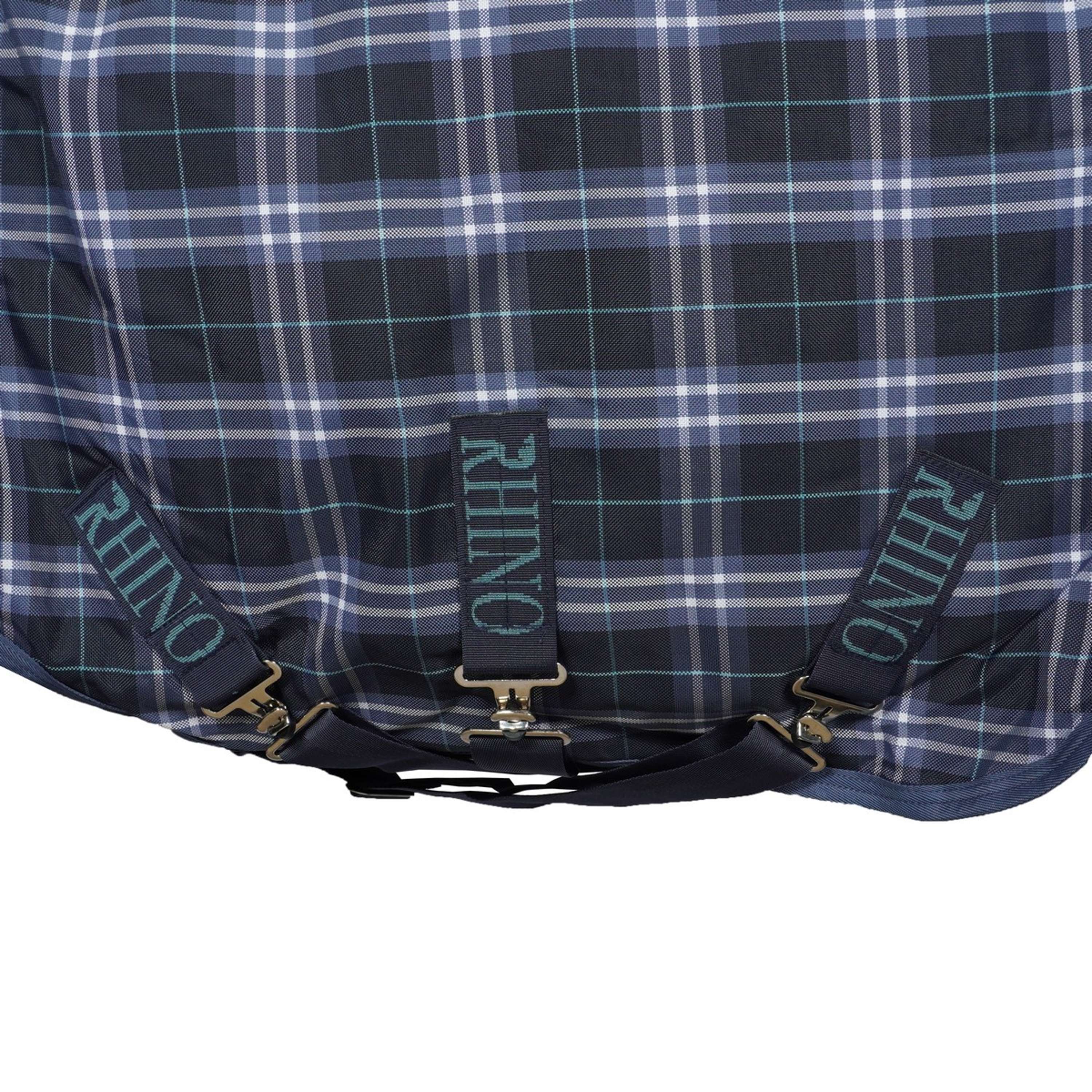 Rhino Plus Turnout Heavy Varilayer 450g Navy Check/Indigo - Image 7