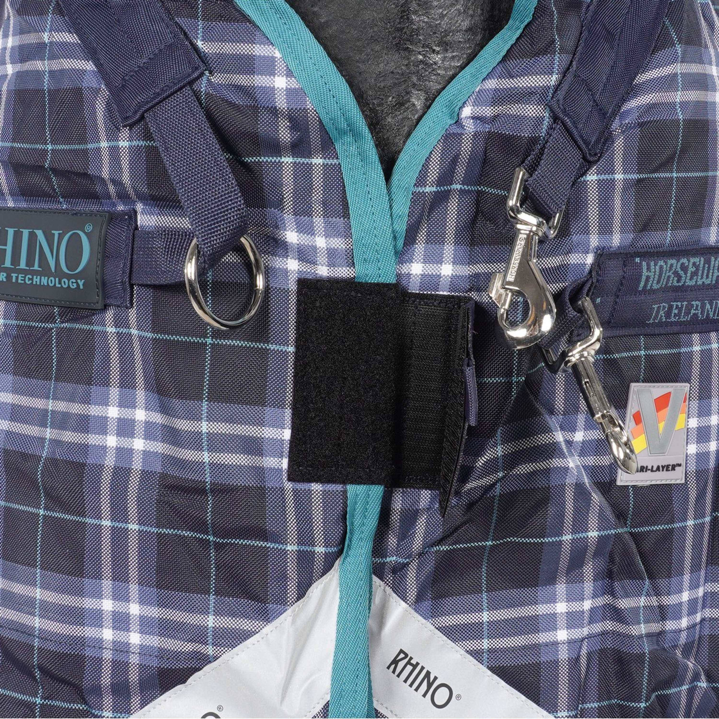 Rhino Plus Turnout Medium Varilayer 250g Navy Check - Image 3