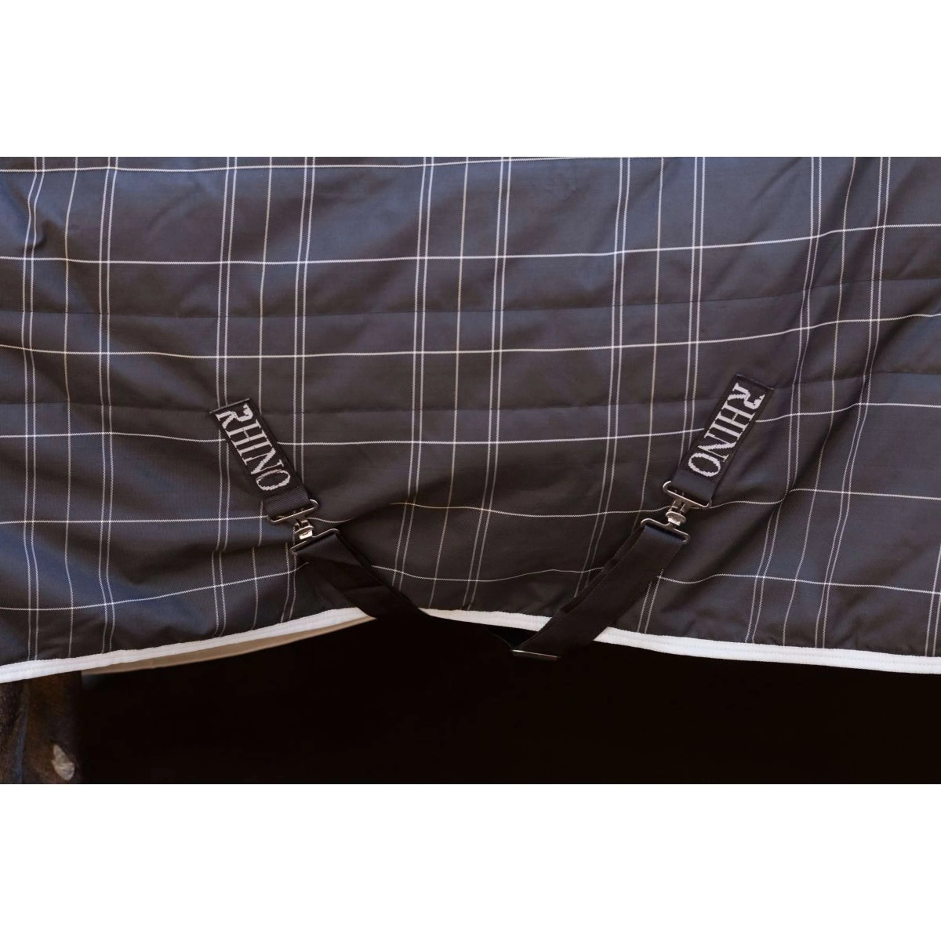 Rhino Pony Stable 250g Varilayer Black/Grey/White Check/Gray - Image 4