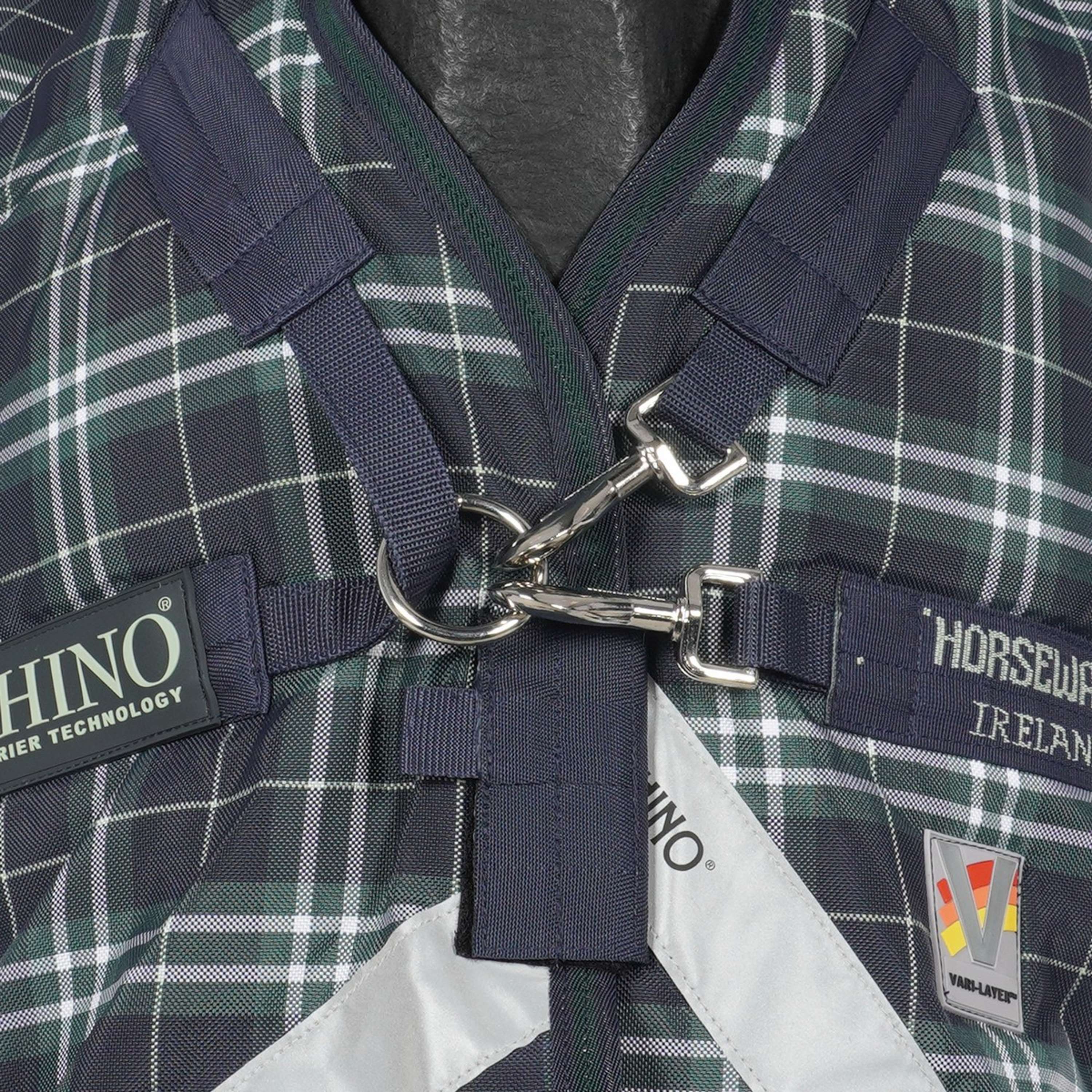 Rhino Wug Turnout Heavy Varilayer 450g Hunter Check - Image 5