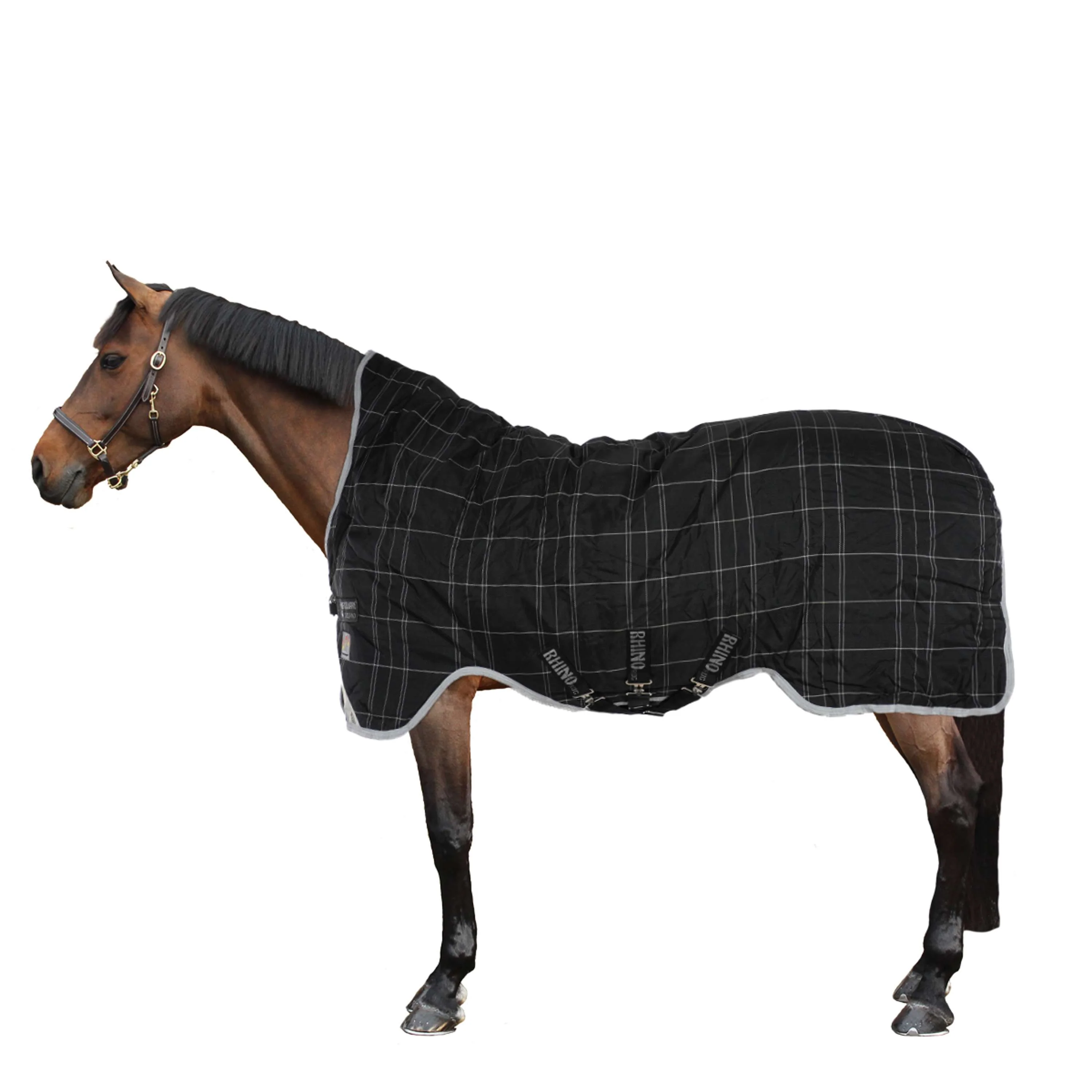 Rhino Wug Turnout Heavy Varilayer 450g Noir/Gris/Blanc à carreaux et Gris - Image 2