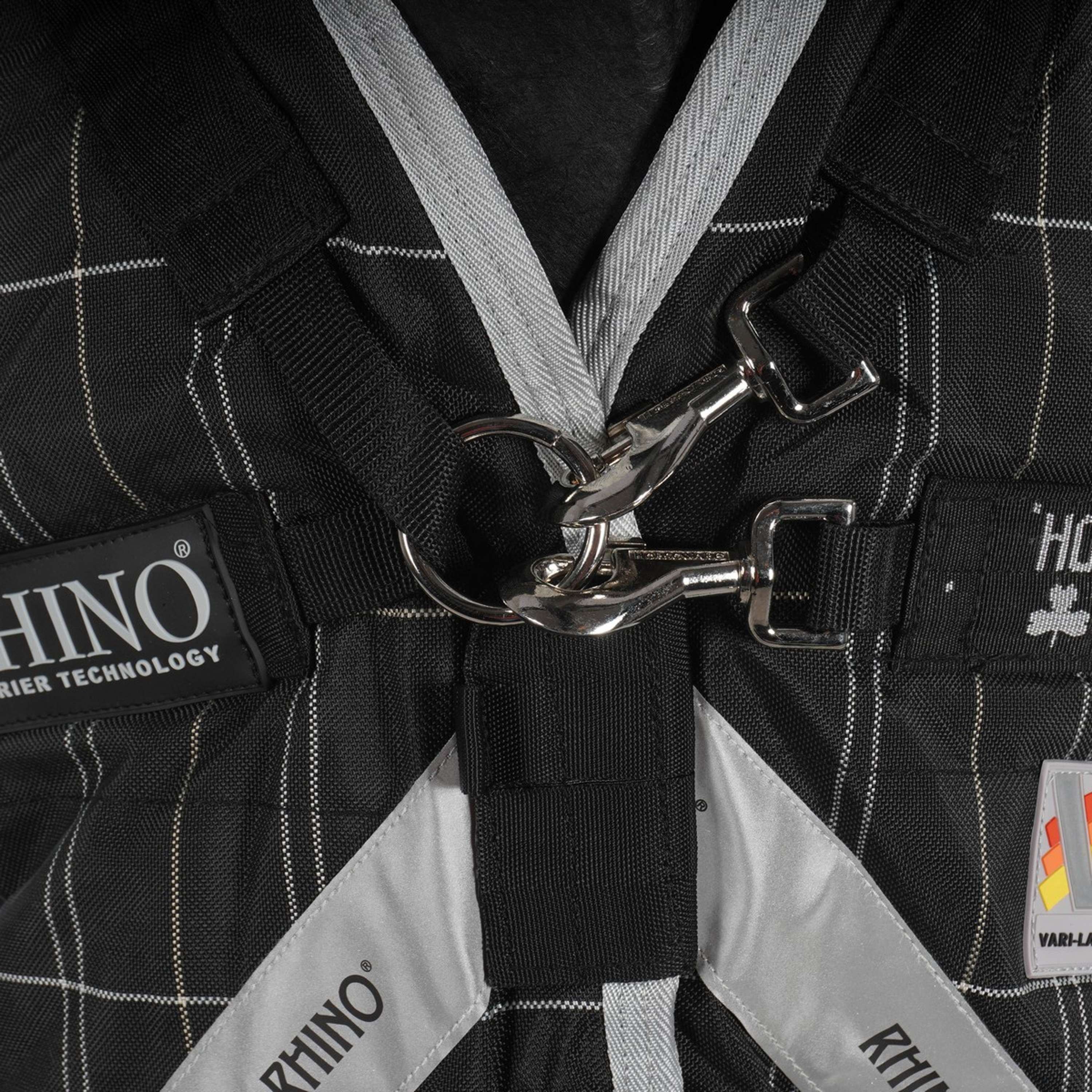 Rhino Wug Turnout Heavy Varilayer 450g Noir/Gris/Blanc à carreaux et Gris - Image 3