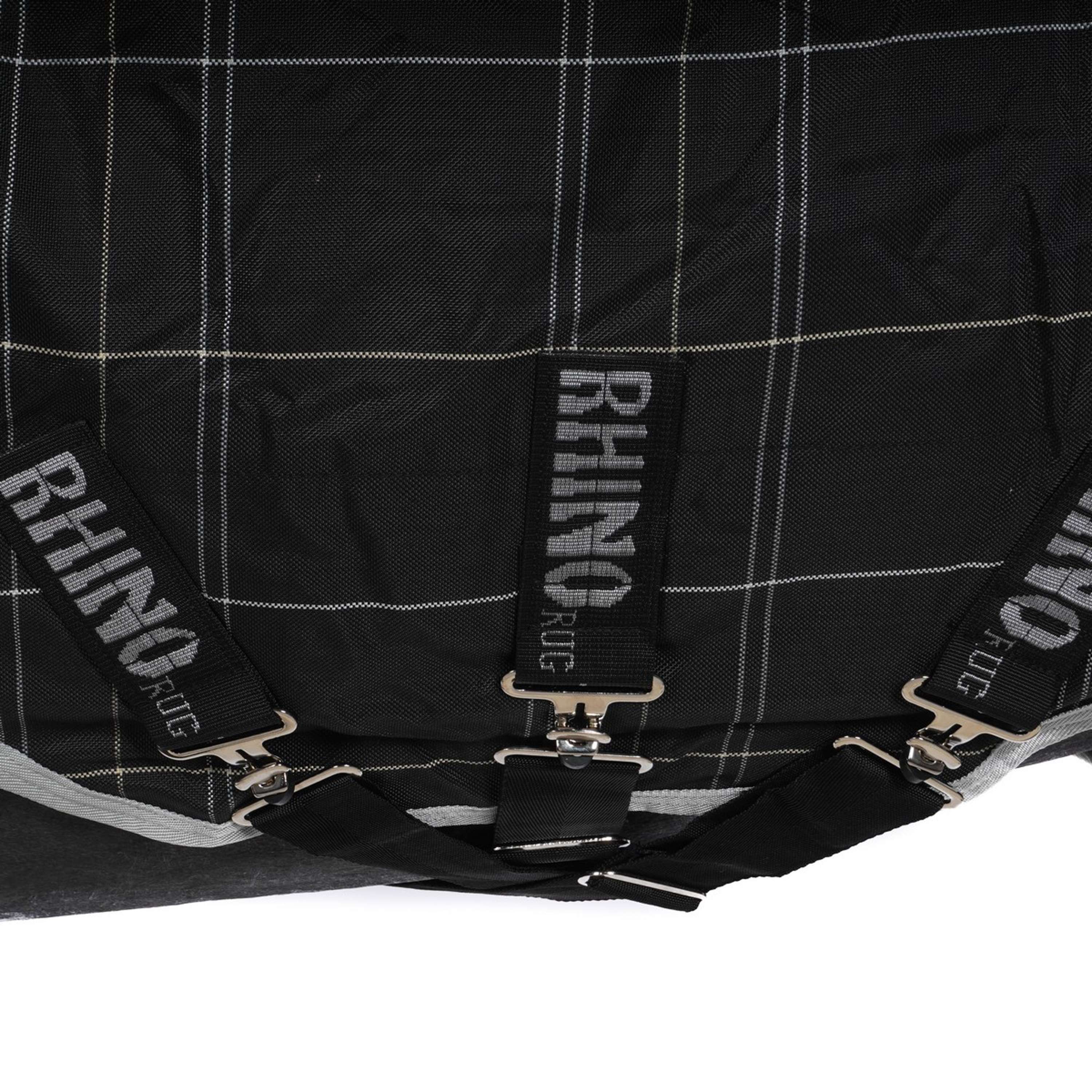 Rhino Wug Turnout Heavy Varilayer 450g Noir/Gris/Blanc à carreaux et Gris - Image 5