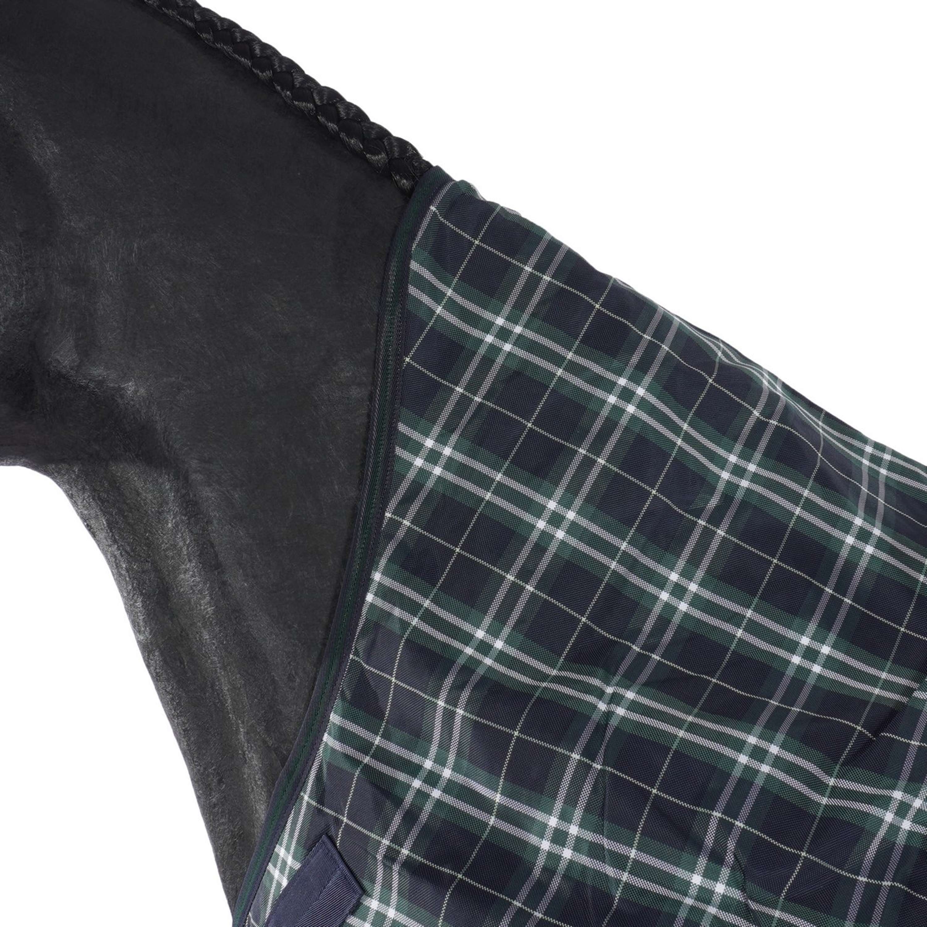 Rhino Wug Turnout Lite 100g Hunter Check - Image 7