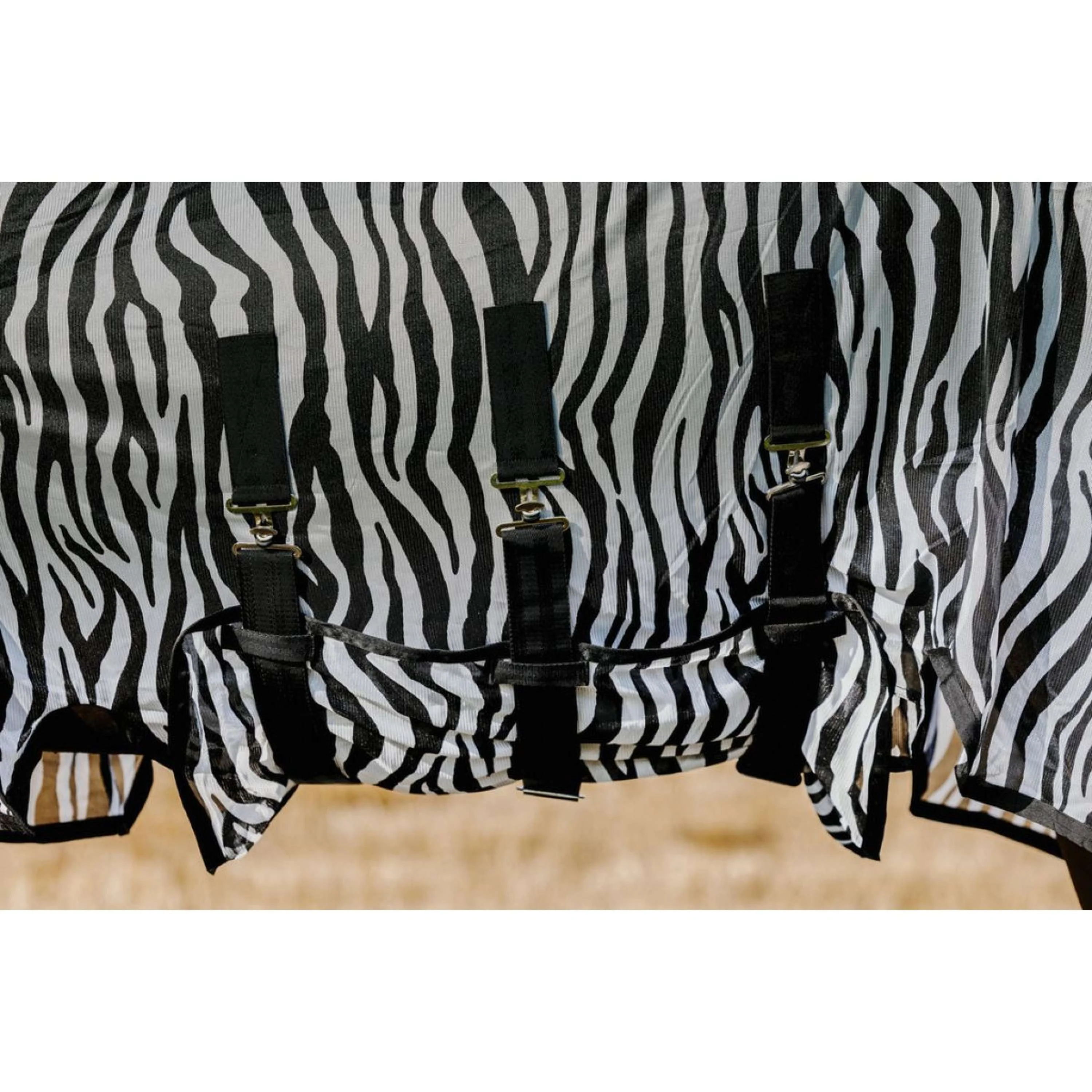 Riding World Couverture Anti-Mouches Belly Mesh Zebra - Image 3