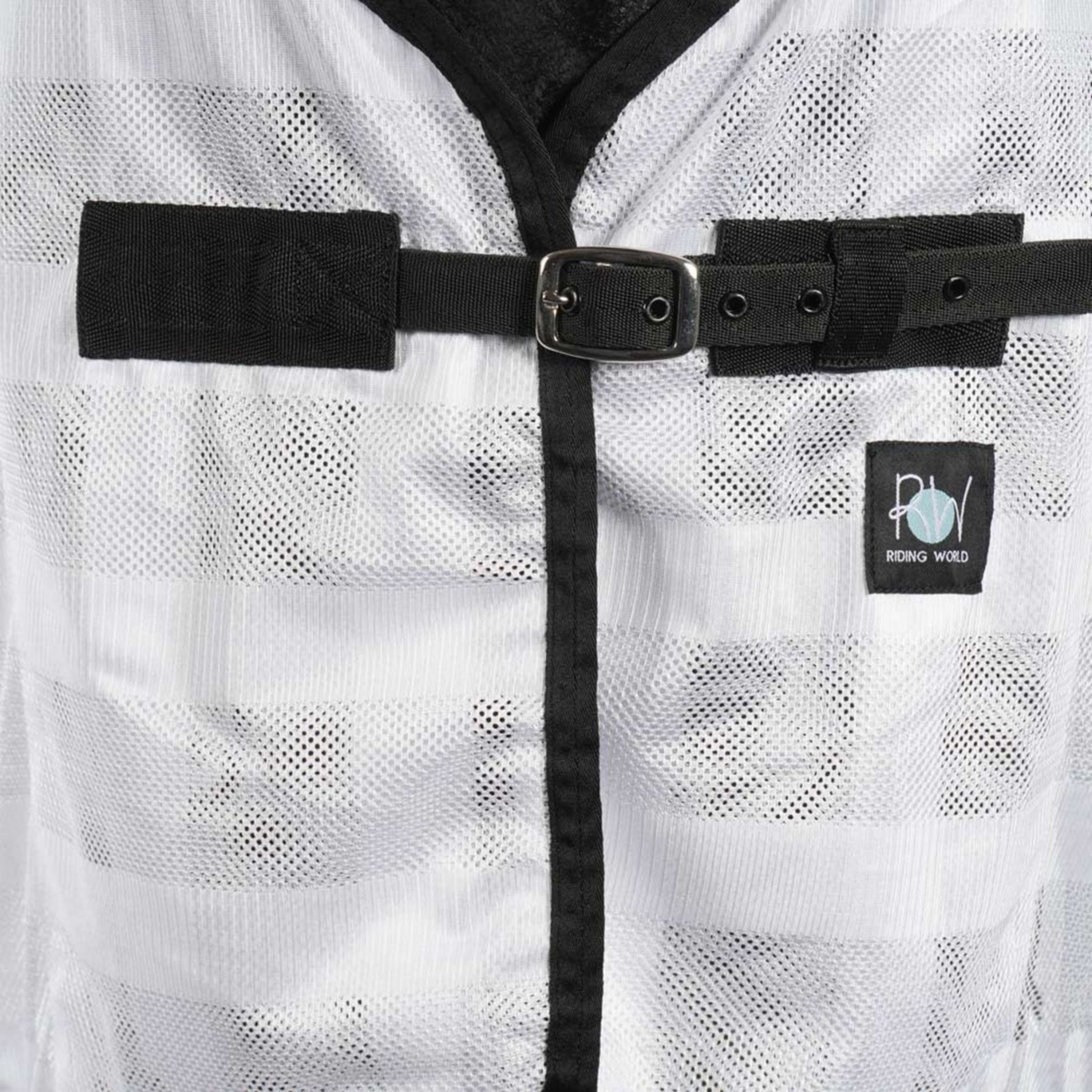 Riding World Couverture Anti-Mouches Mesh Blanc - Image 2