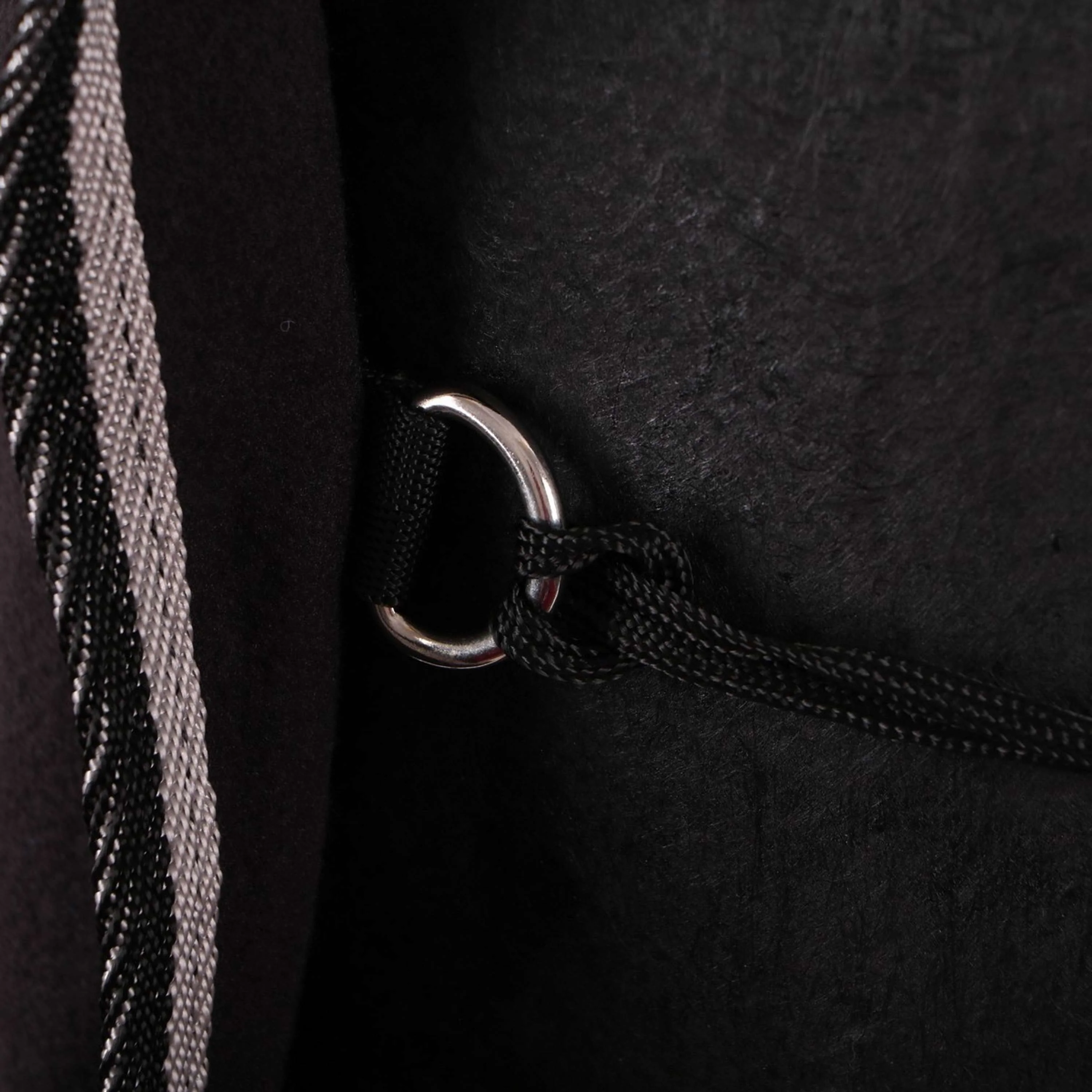 Riding World Couvre-reins Fleece Noir/Gris - Image 4