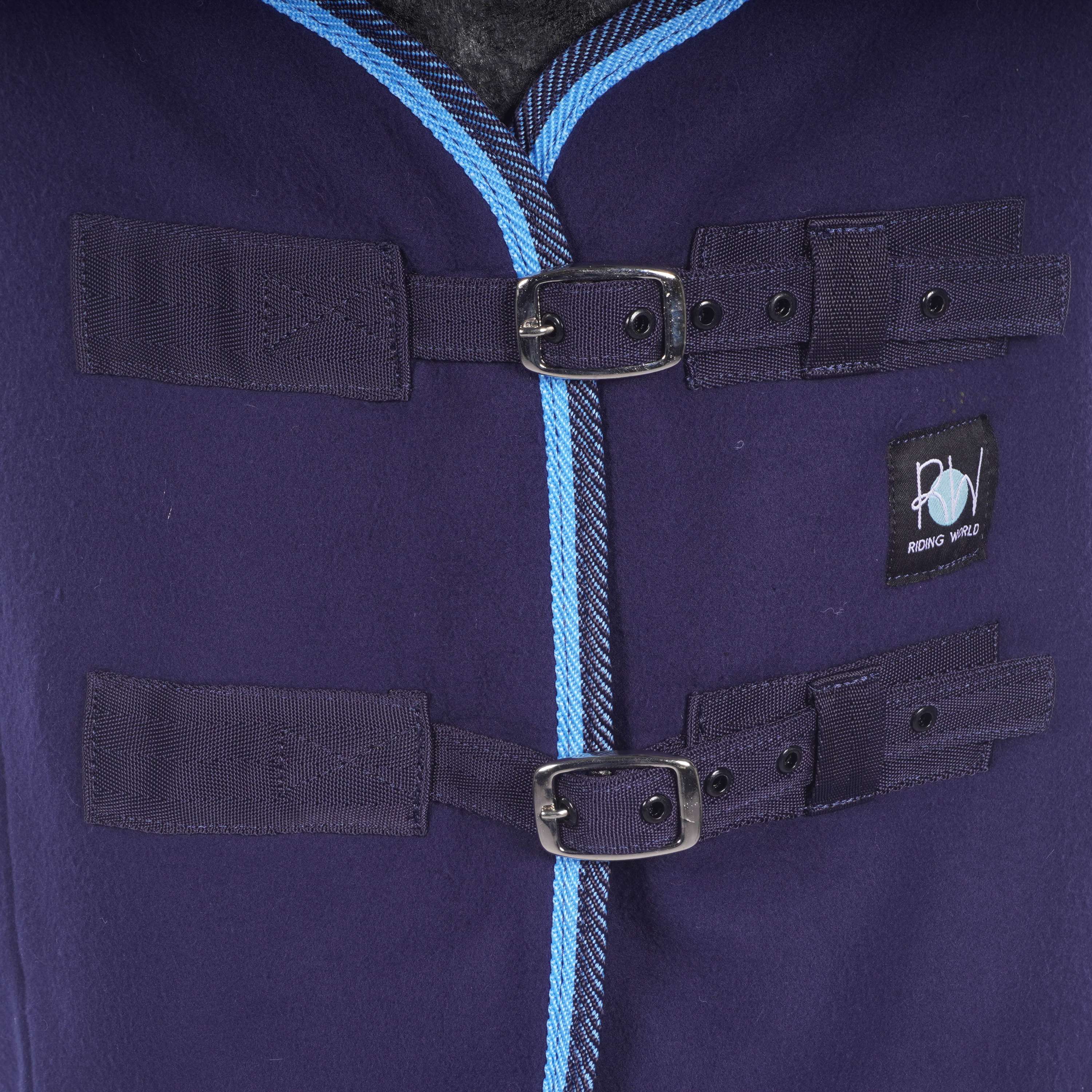 Riding World Couverture Polaire Polar Fleece avec Sursangles Croisées - Image 2