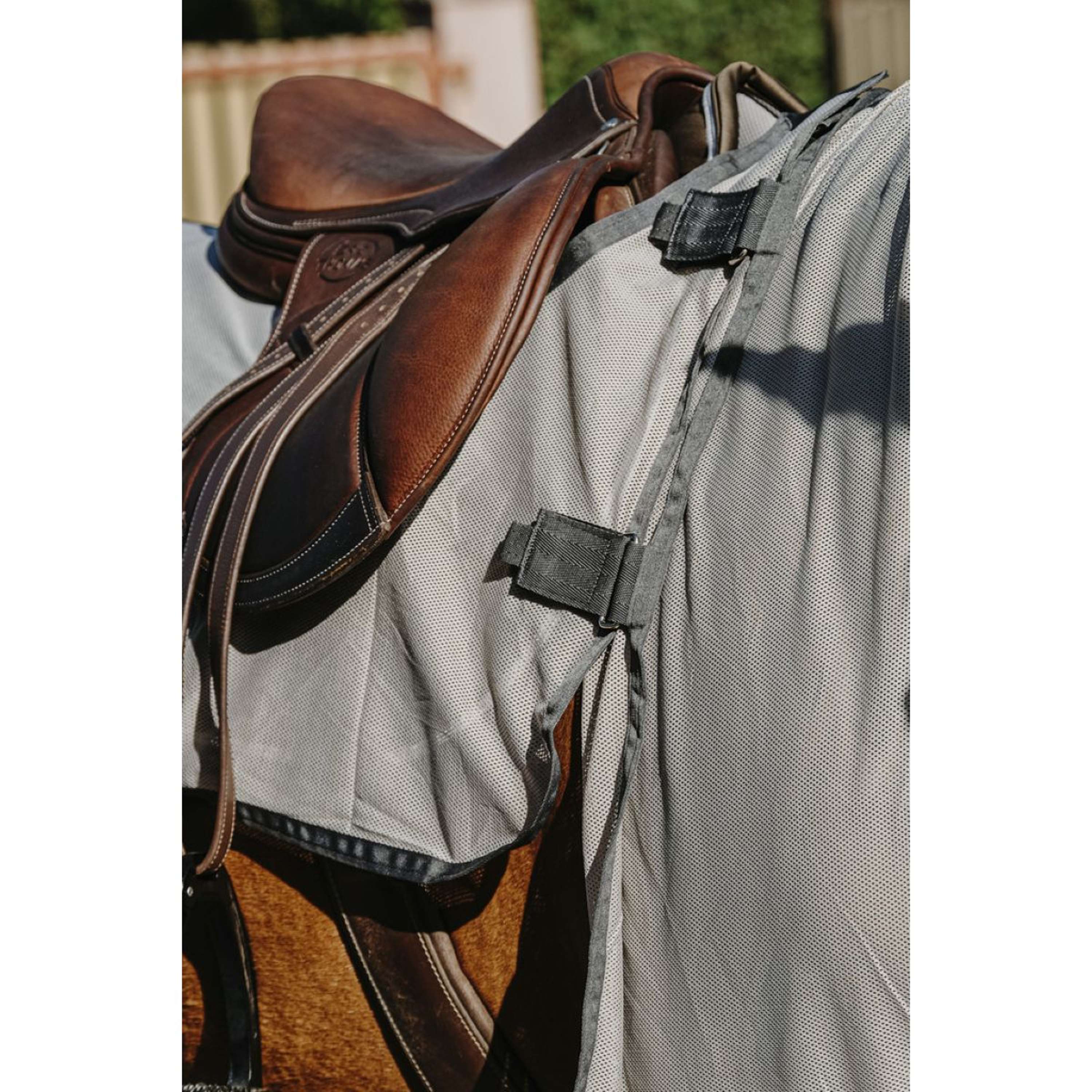 Riding World Couvre-reins Anti-Mouches Mesh Gris - Image 4