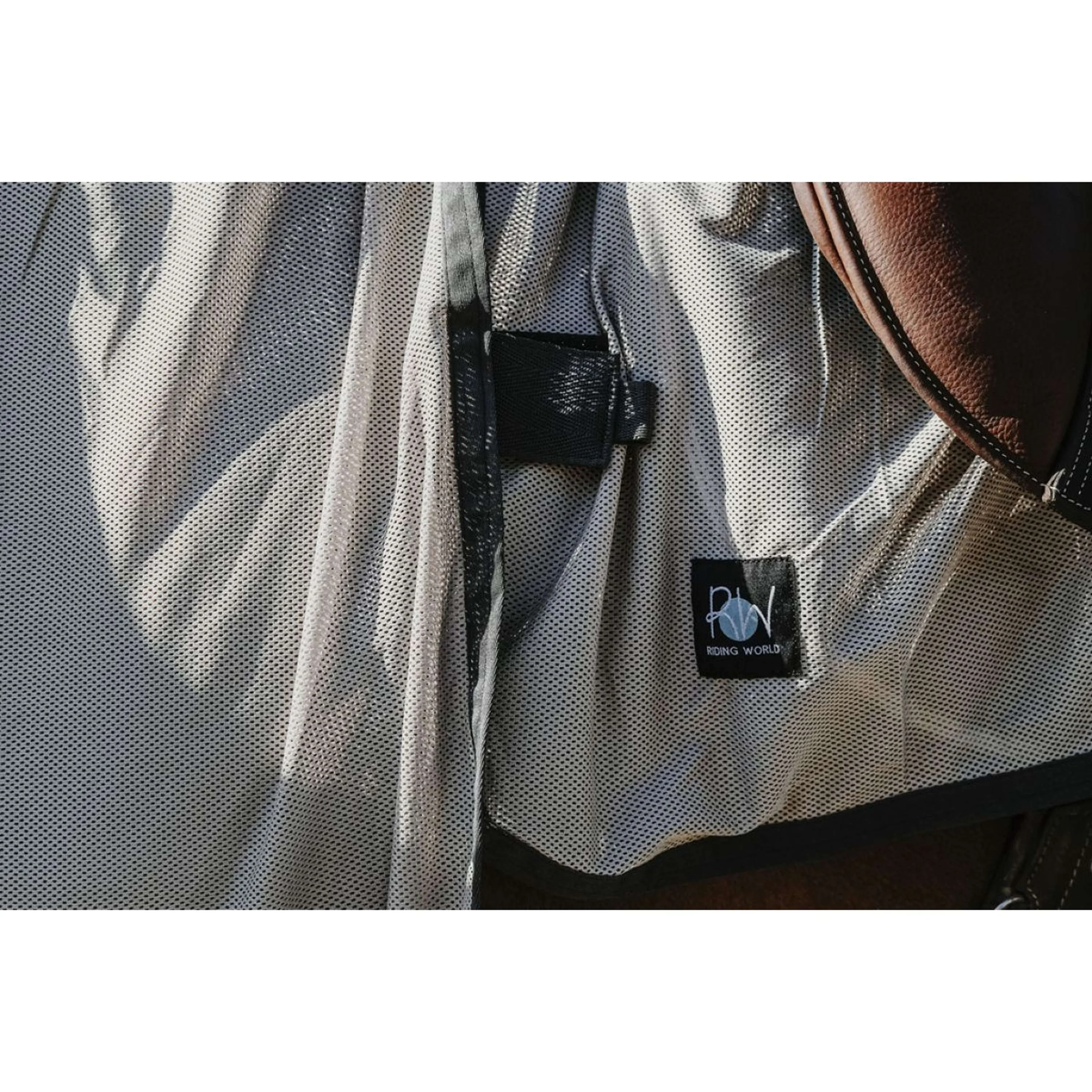 Riding World Couvre-reins Anti-Mouches Mesh Gris - Image 5