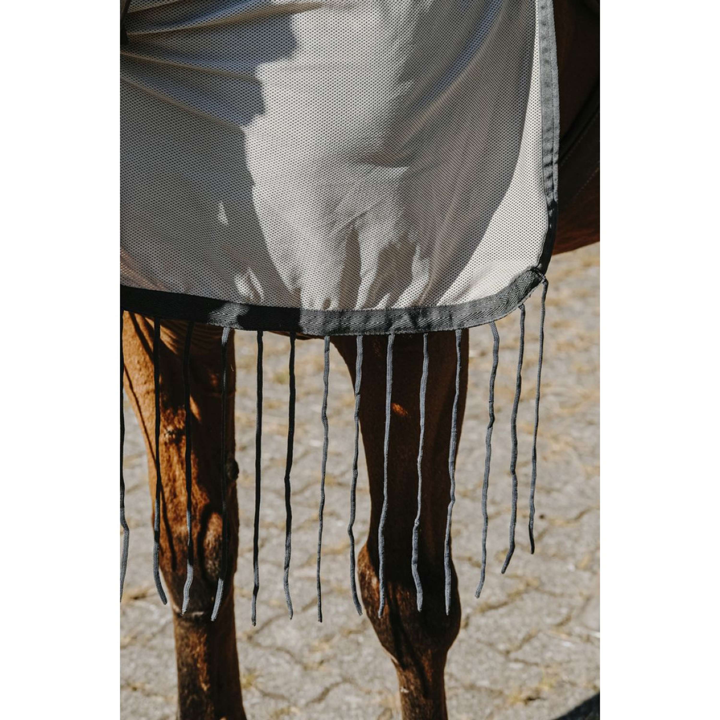 Riding World Couvre-reins Anti-Mouches Mesh Gris - Image 7