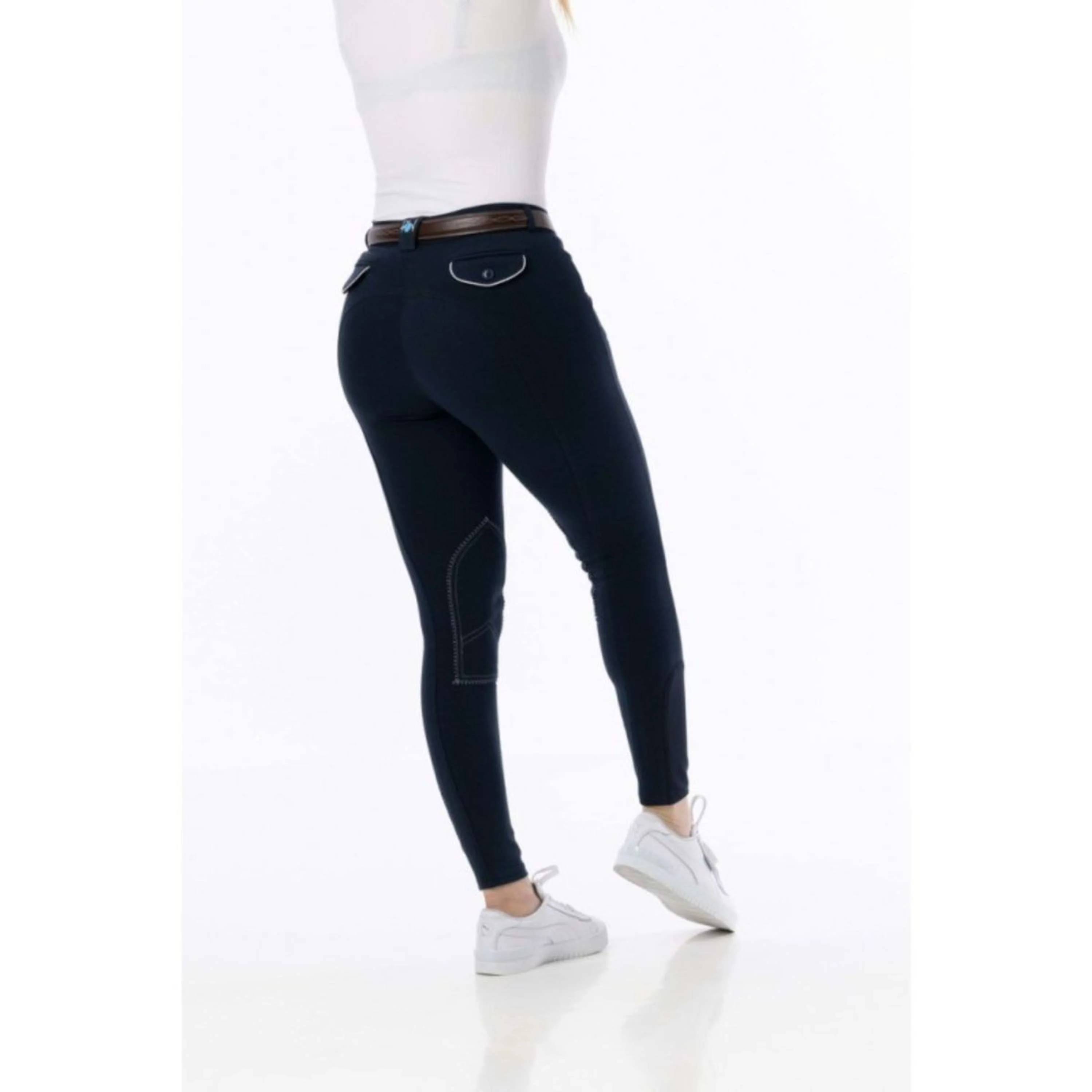 Riding World Pantalon d'Équitation Alexandrie Femme Marin - Image 2