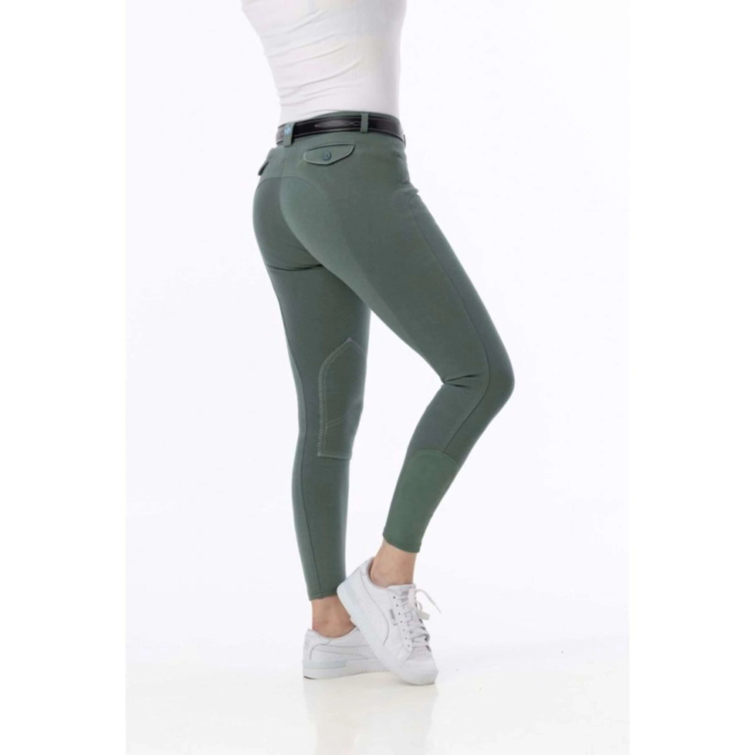 Riding World Pantalon d'Équitation Alexandrie Femme Vert - Image 2