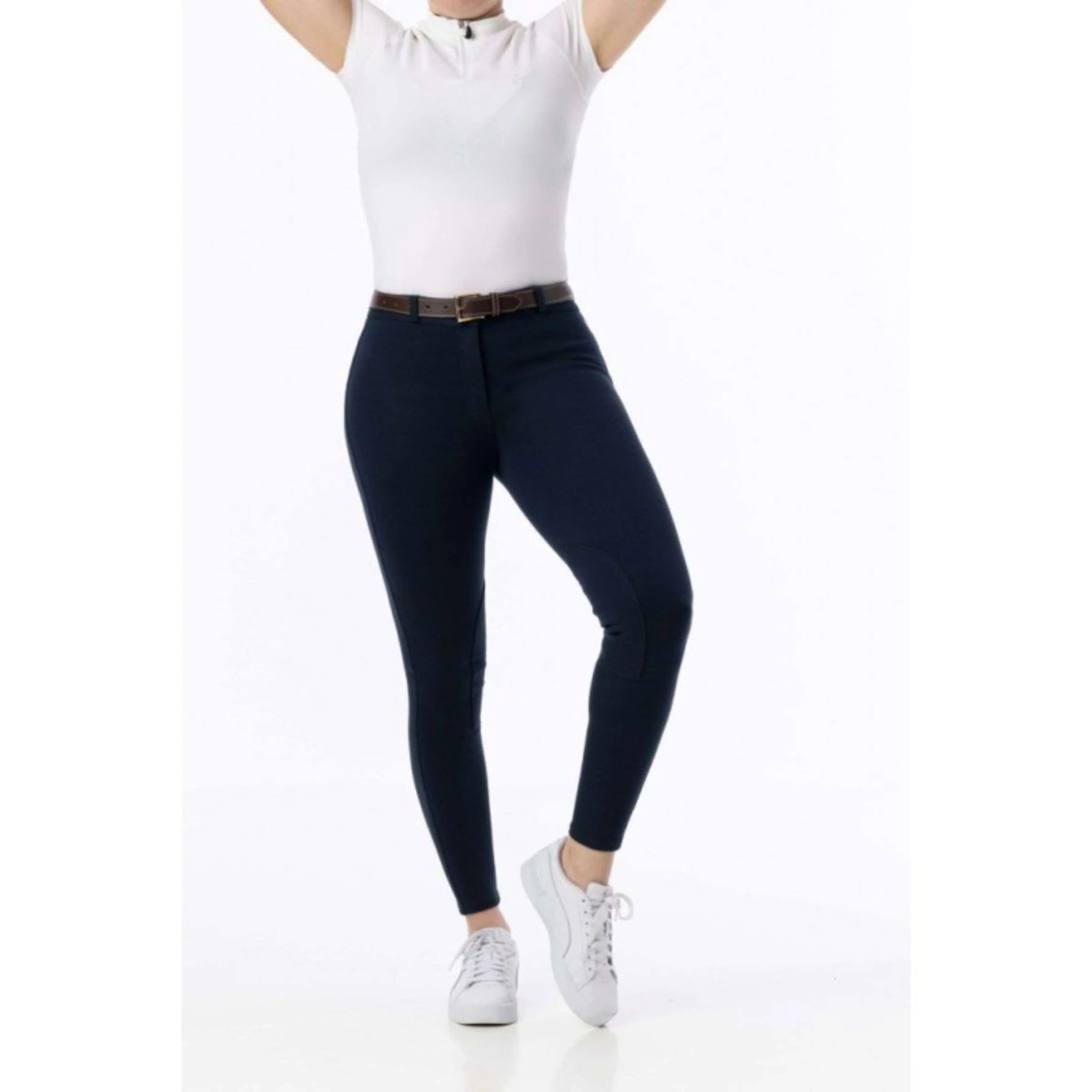 Riding World Pantalon d'Équitation Memphis Femme Marin - Image 3