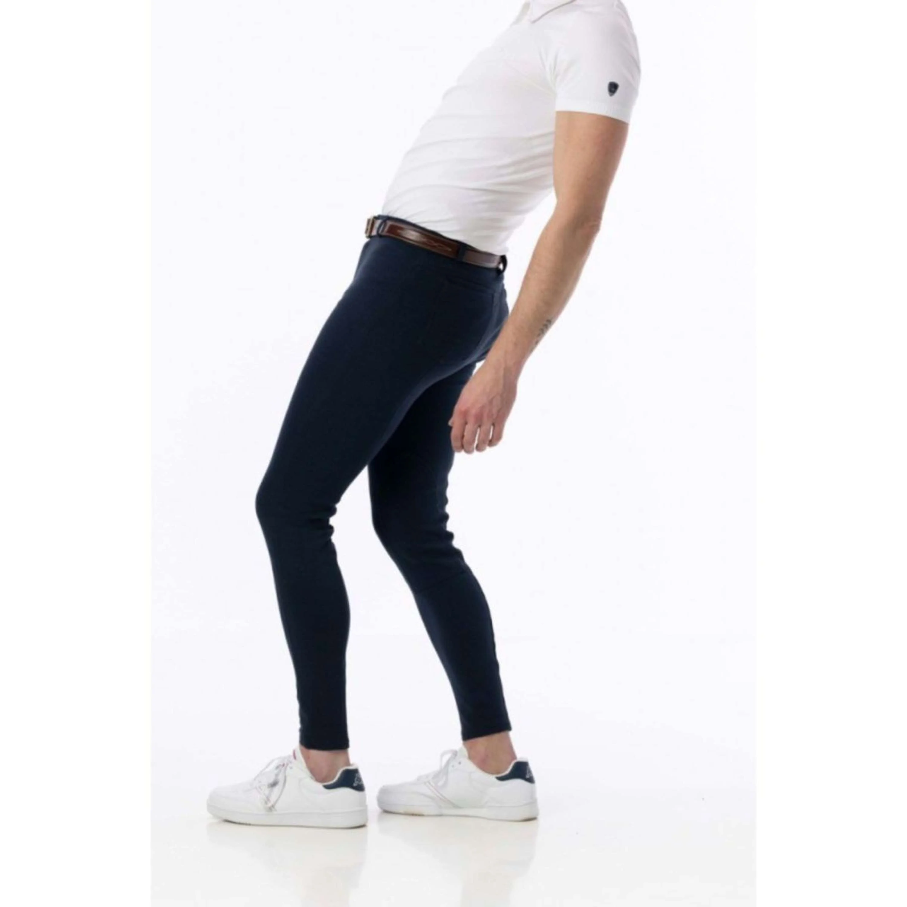 Riding World Pantalon d'Équitation Memphis Hommes Marin - Image 3
