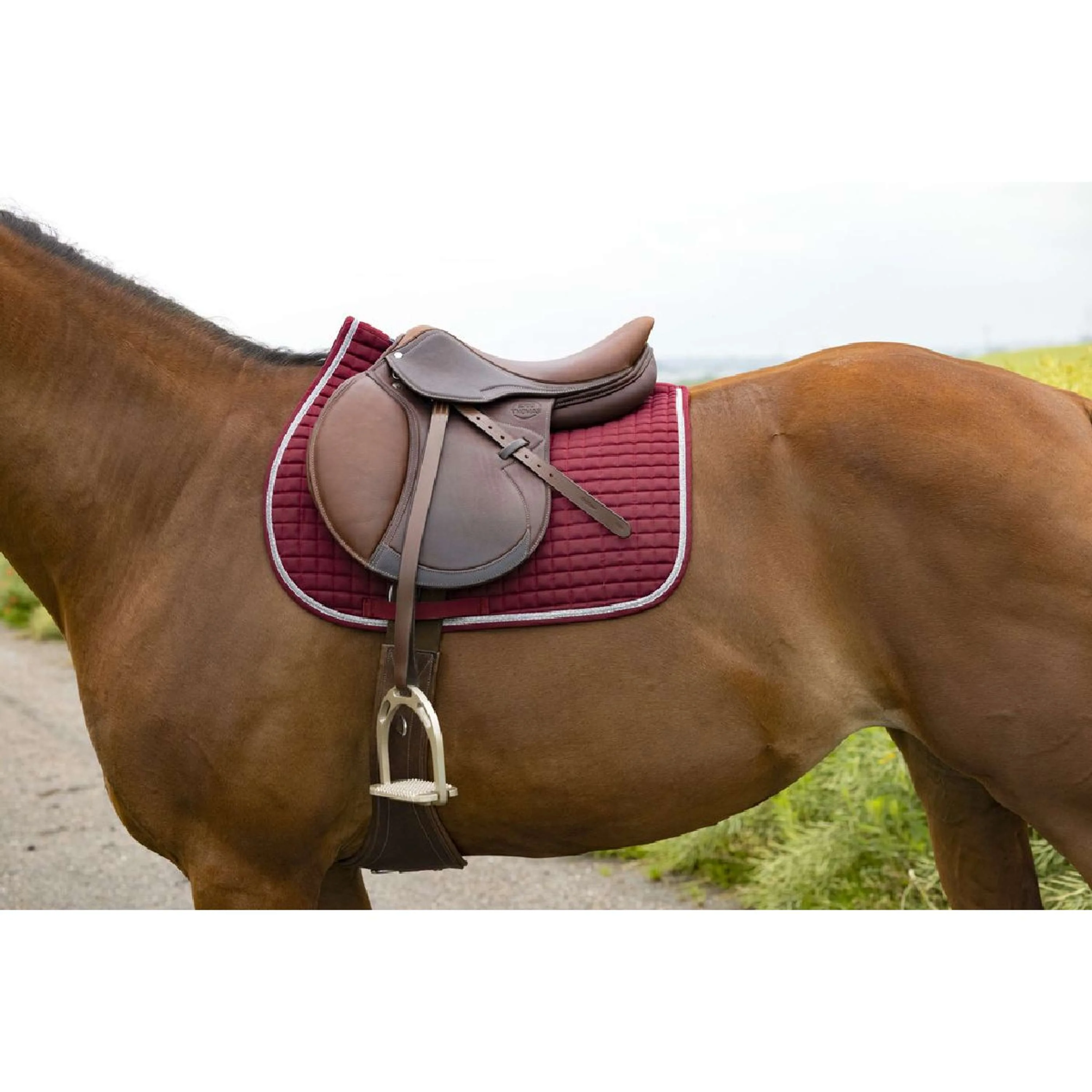 Riding World Tapis de Selle Girly Bordeaux - Image 2