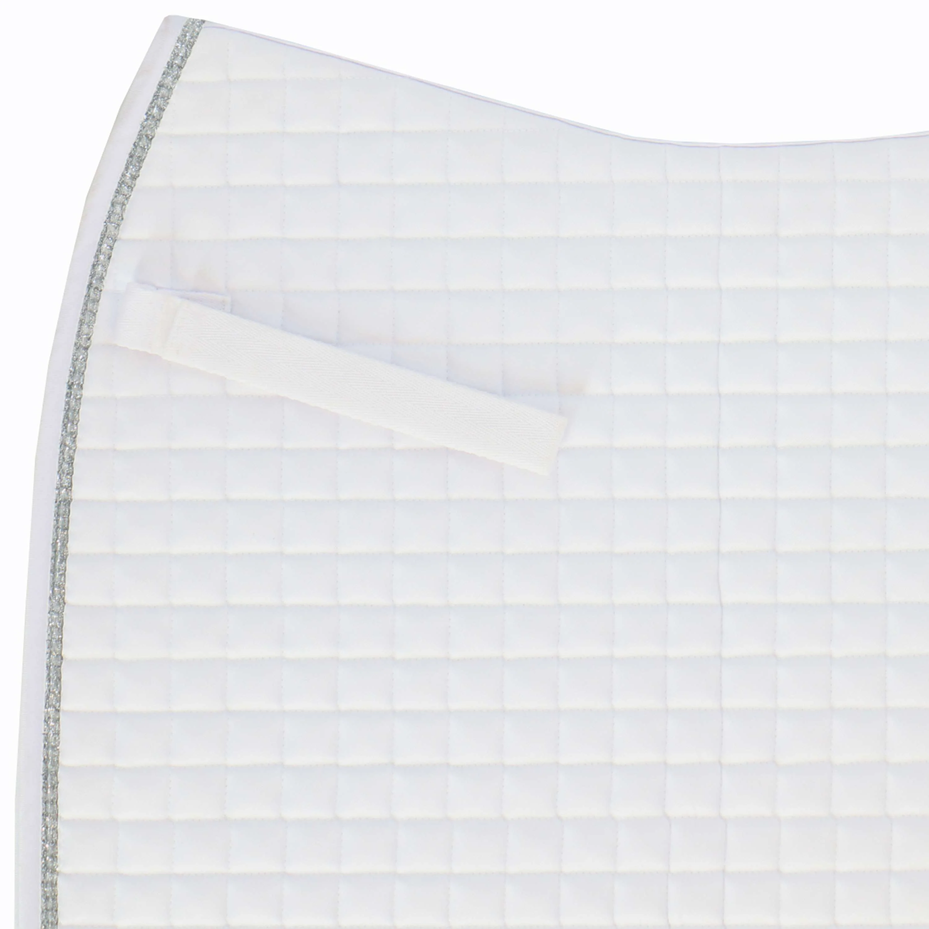 Riding World Tapis de Selle Girly Dressage Blanc - Image 3