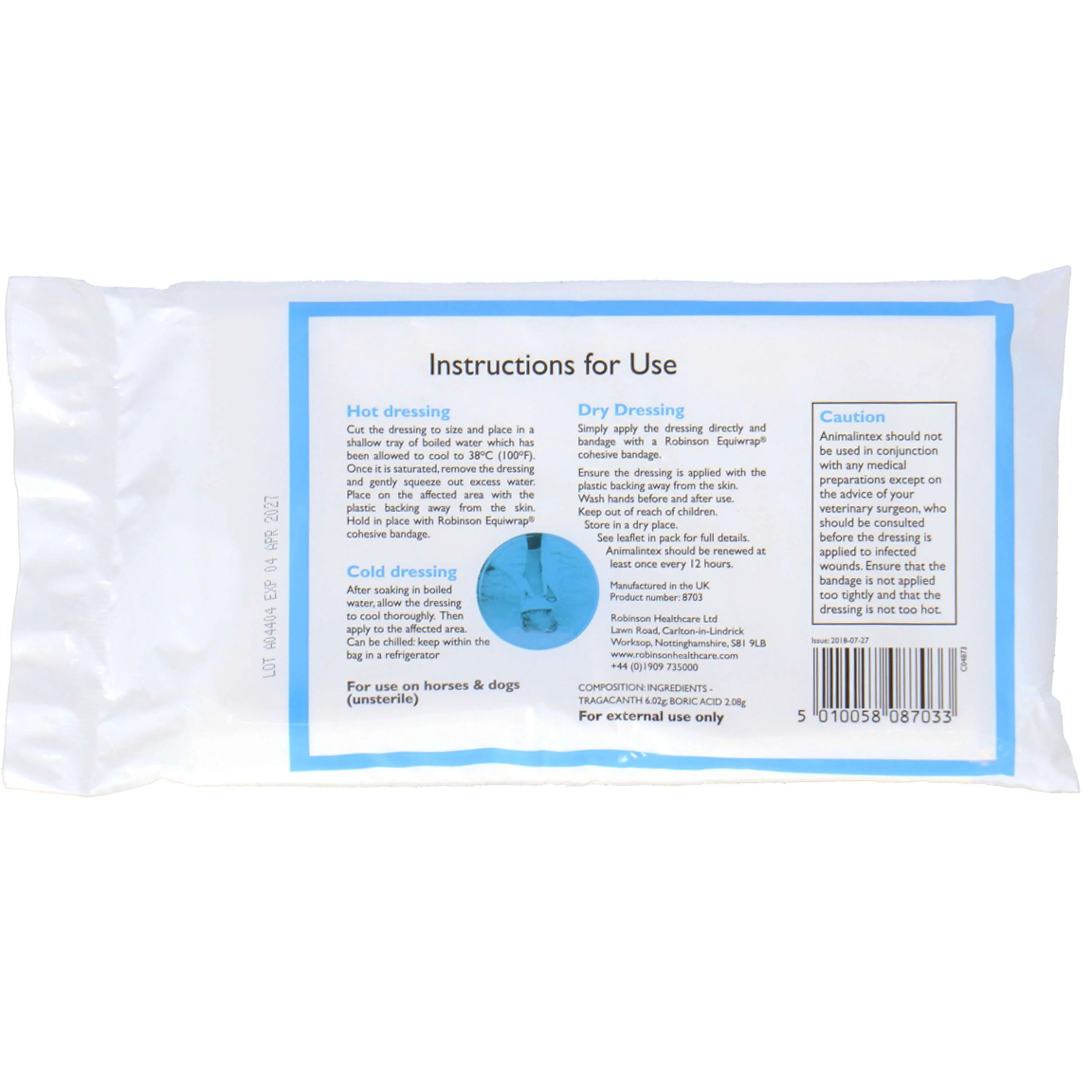 Robinson Animalintex Blanc - Image 2