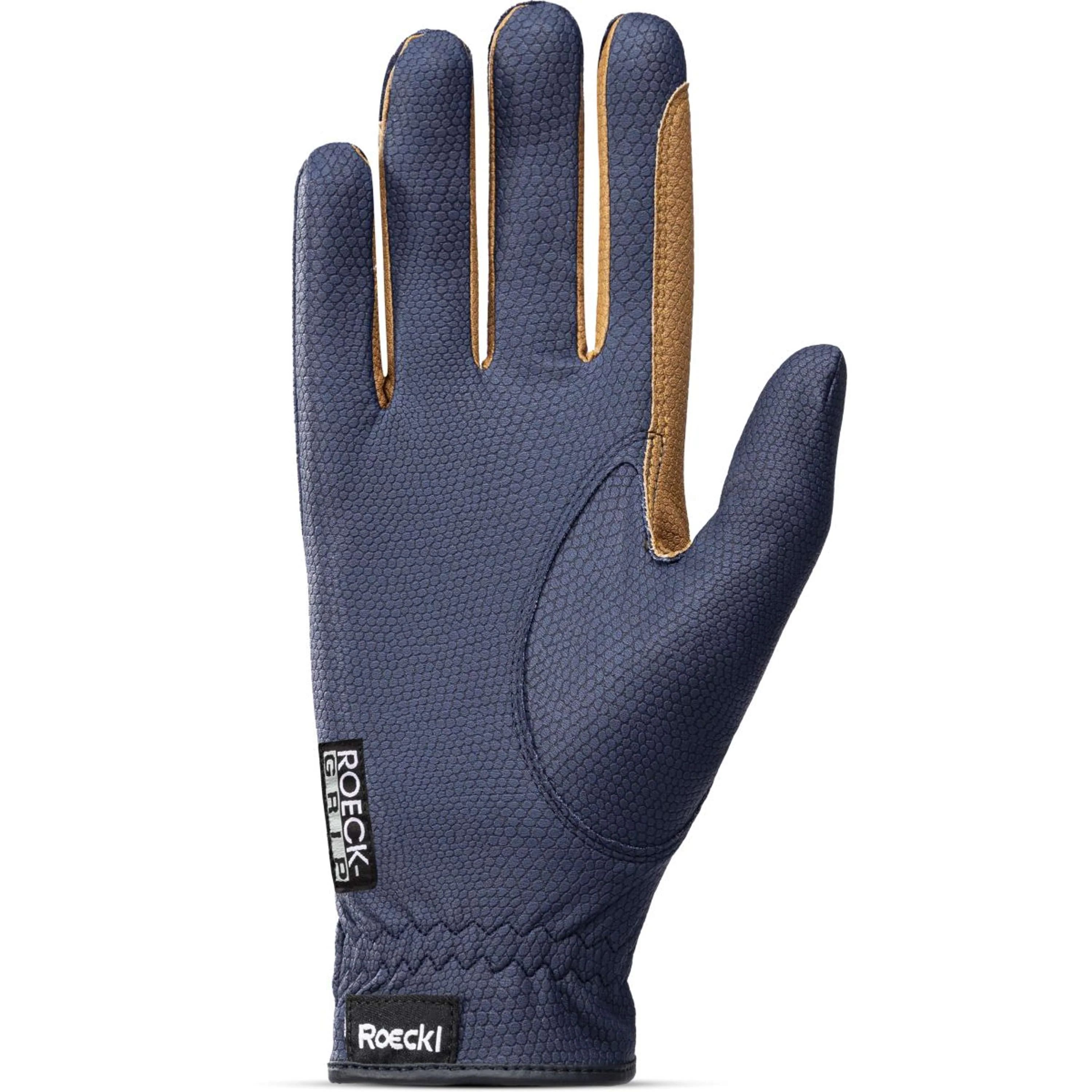 Roeckl Gants d'Équitation Malta Navy/Caramel - Image 2