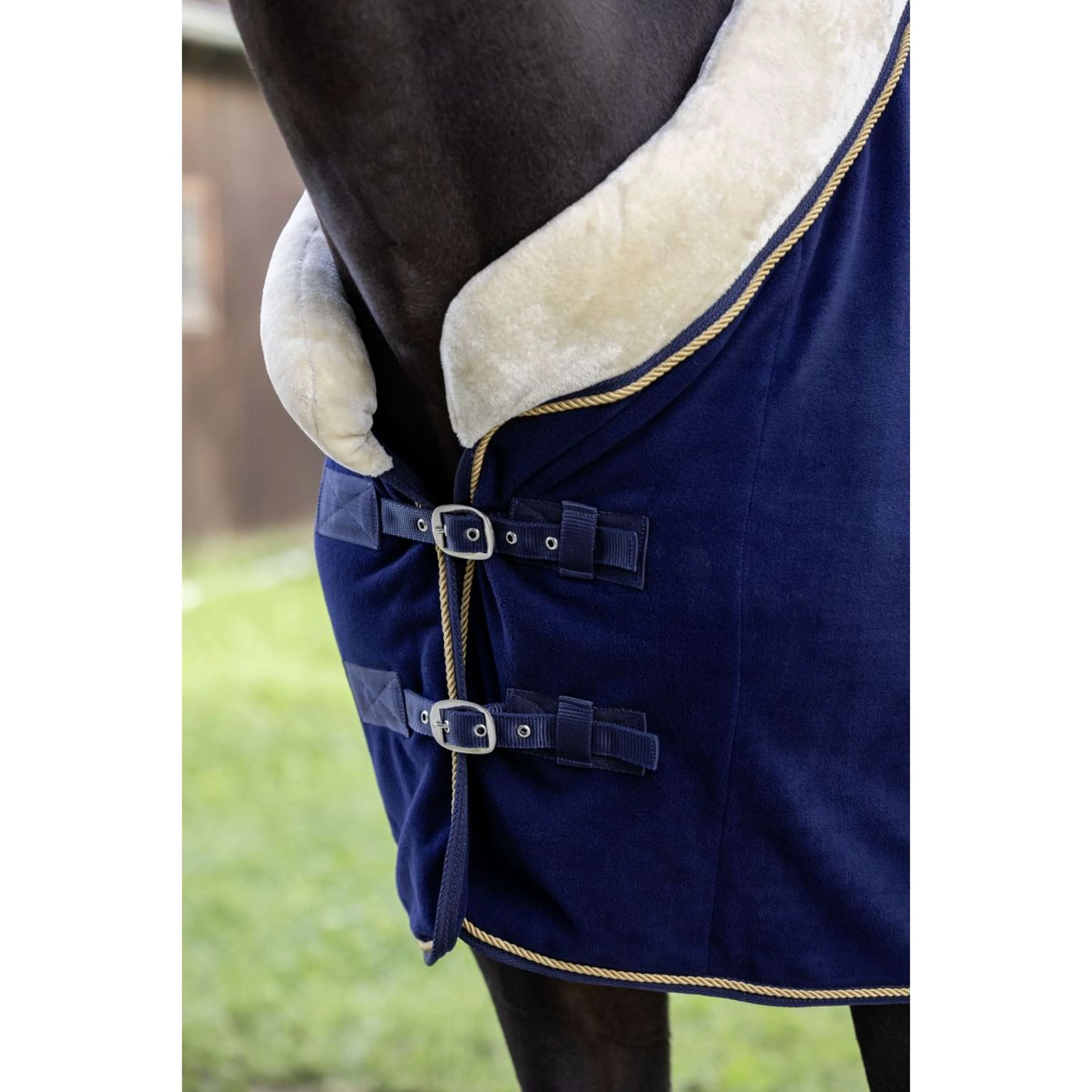 RugBe by Covalliero Couverture Polaire Royal Marin - Image 3